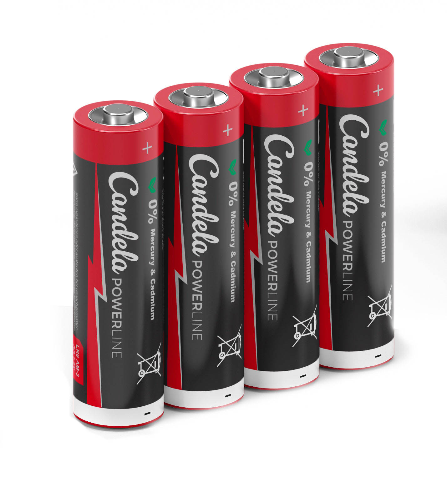 Candela Powerline Batterien AA 1.5V 4-S