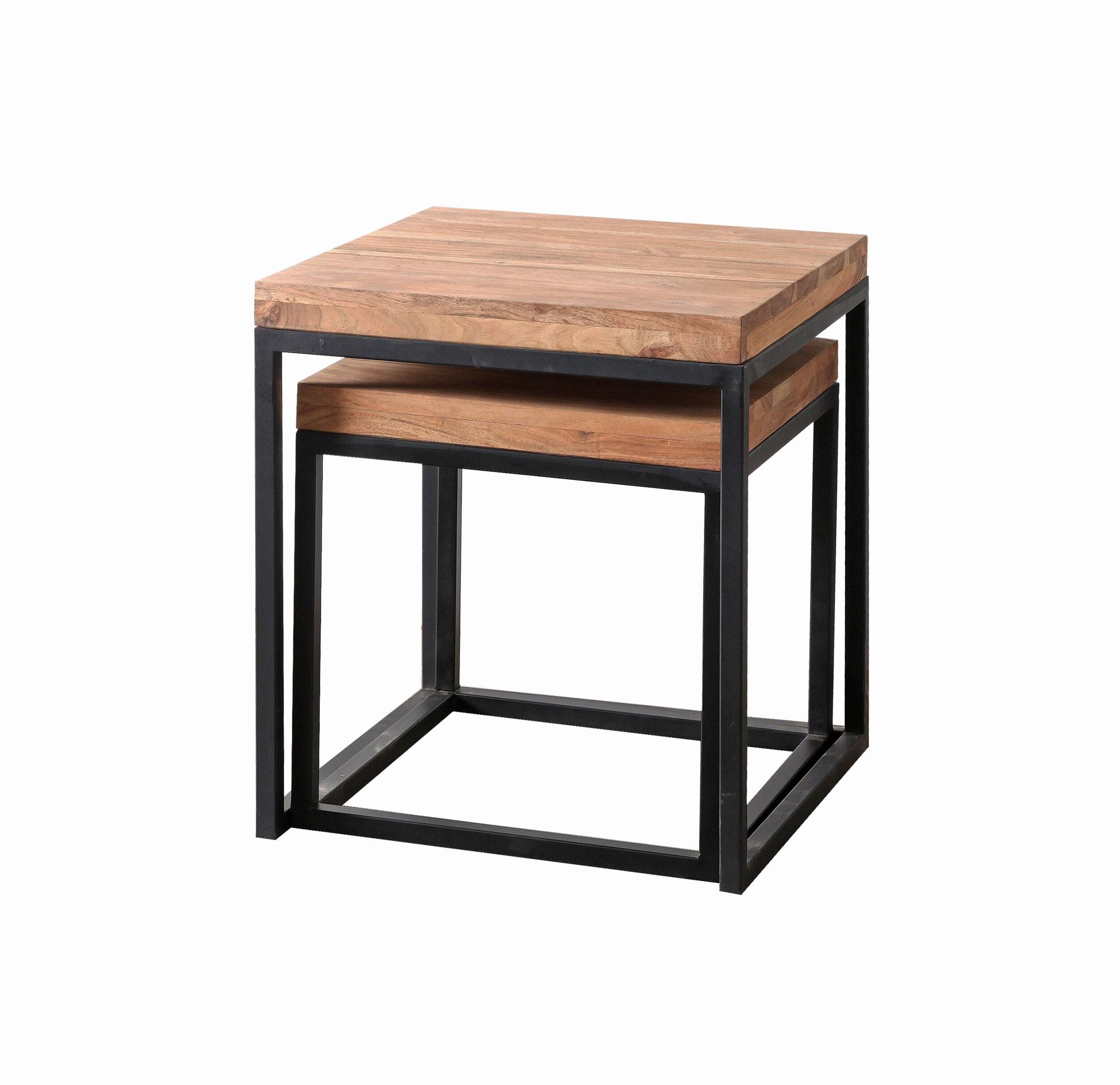 Beistelltisch 2er Set Akazie stone