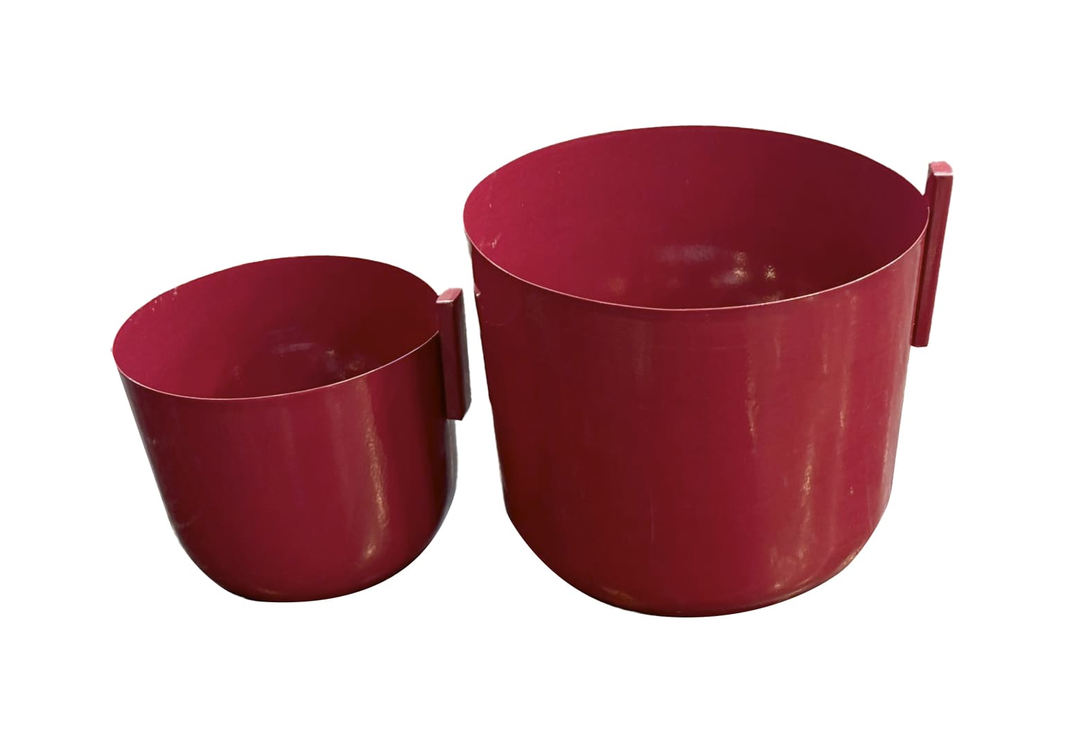 Übertopf Set/2 Eisen uni beere