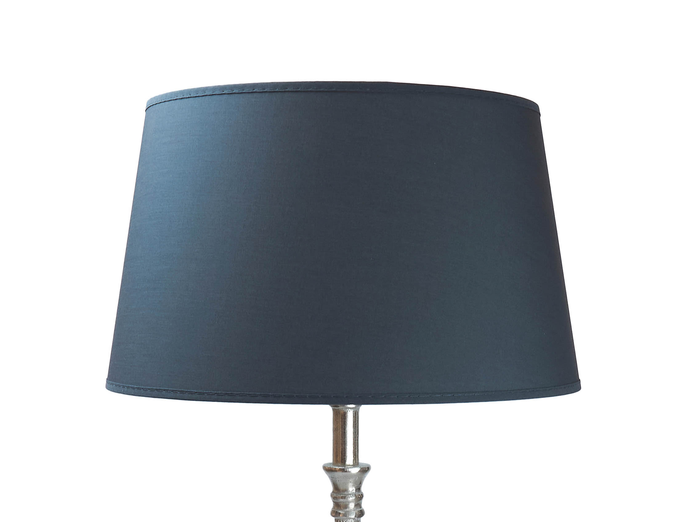 Lampenschirm rund Chintz anthrazit D=50cm
