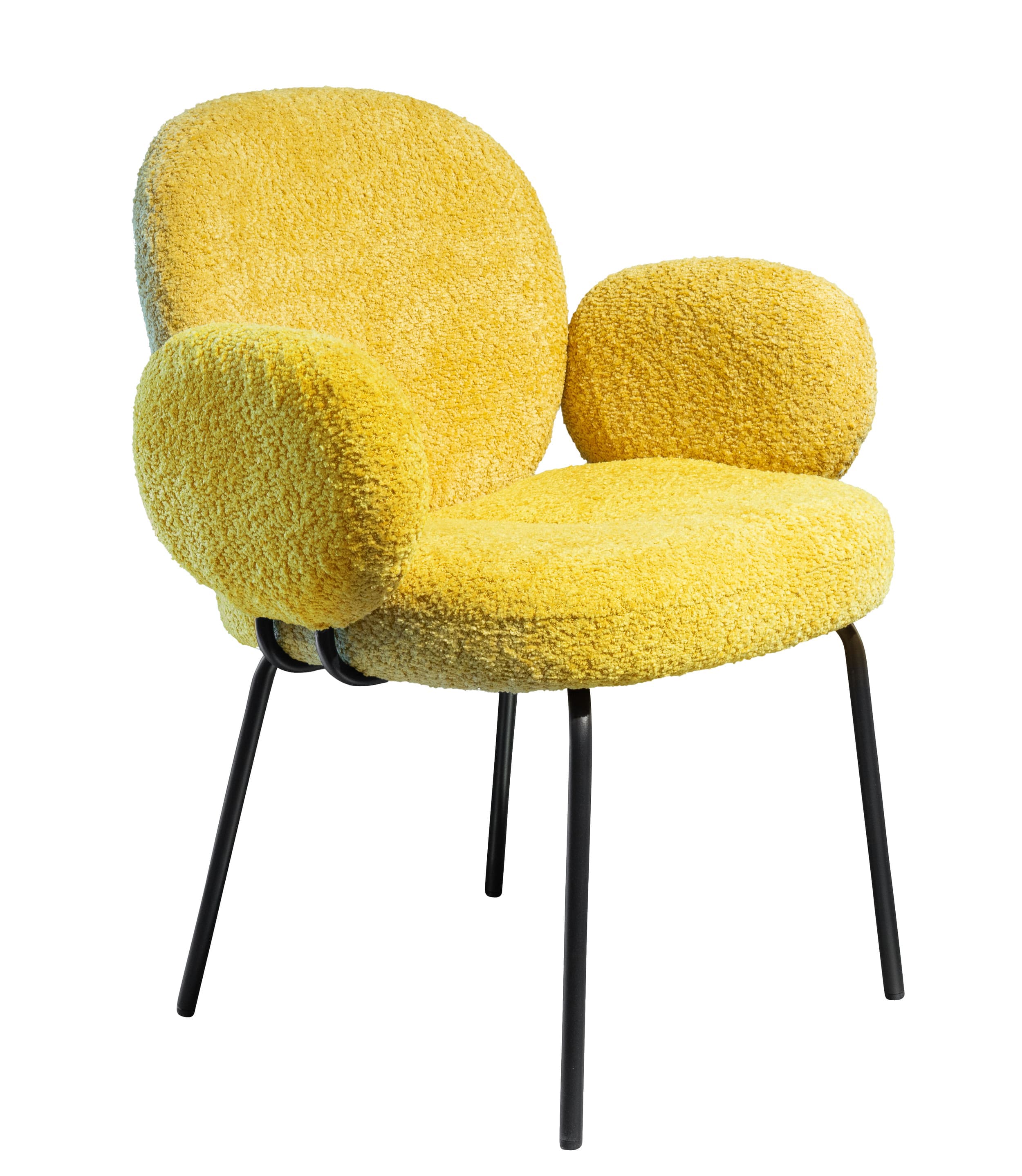 Stuhl Lille Teddybezug gold Stuhl Lille Teddybezug gold