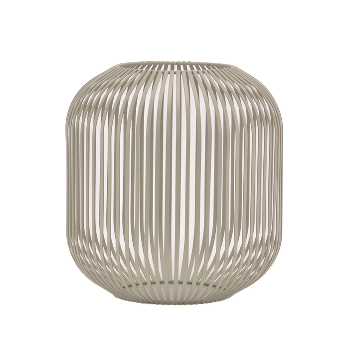 Metallaterne Lunaro sand D=27cm H=28cm