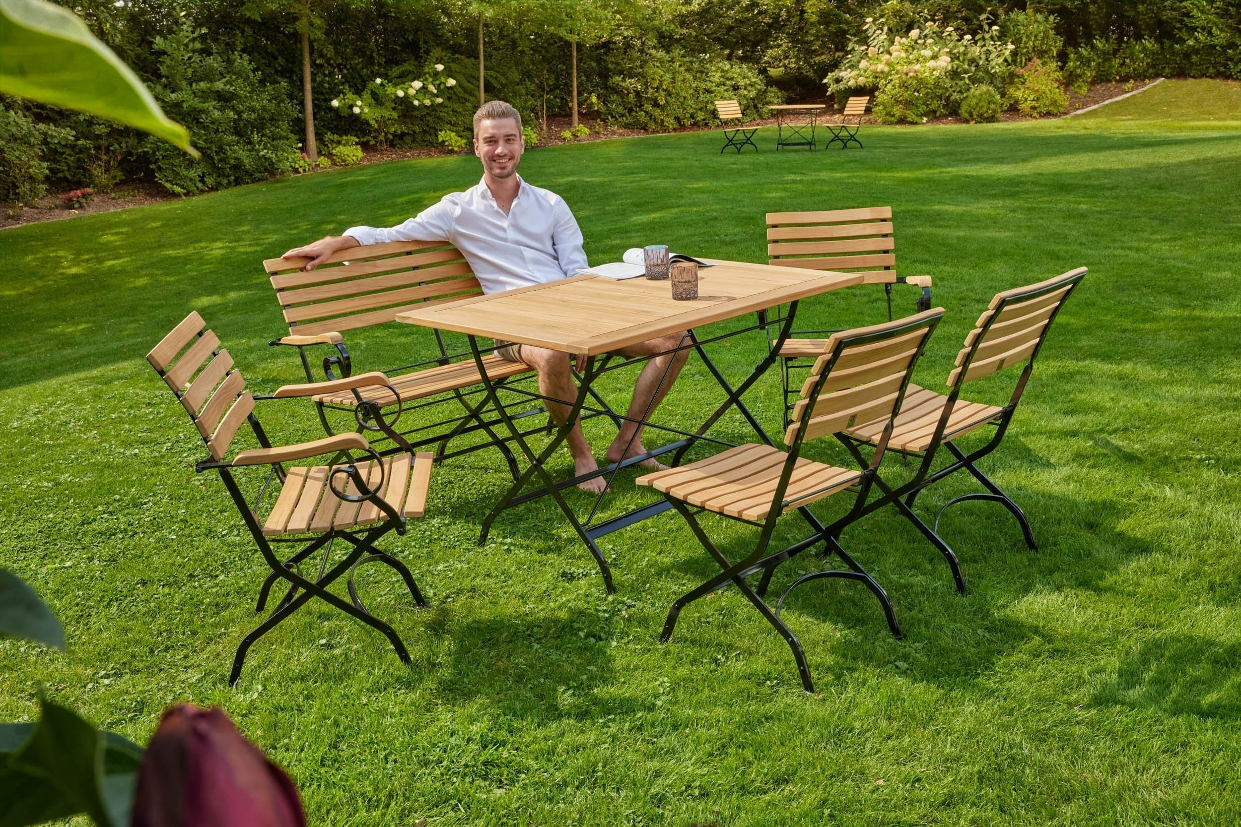 Bank "Wimbledon" klappbar teak