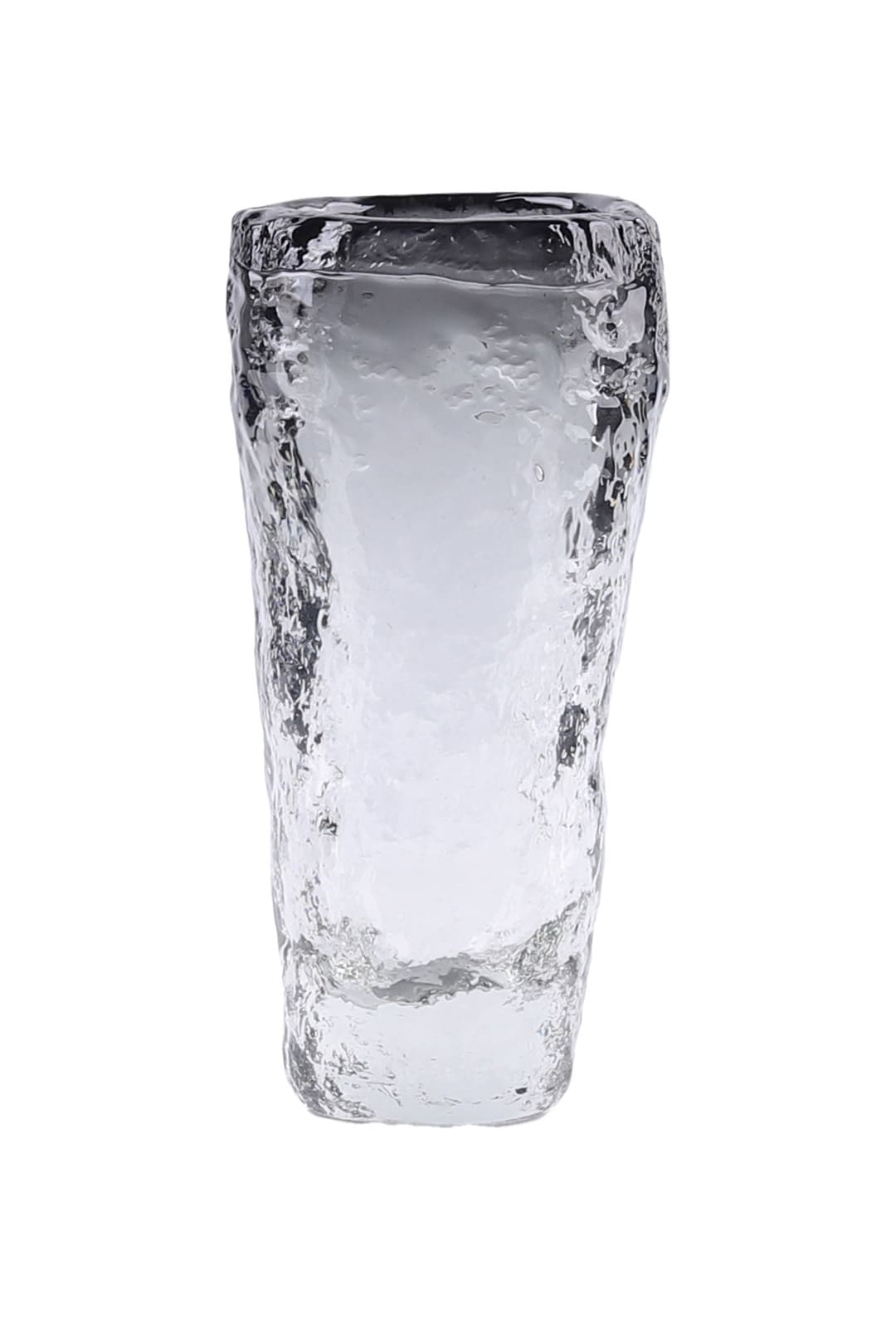 Vase Glas dick grau D=11cm H=25cm