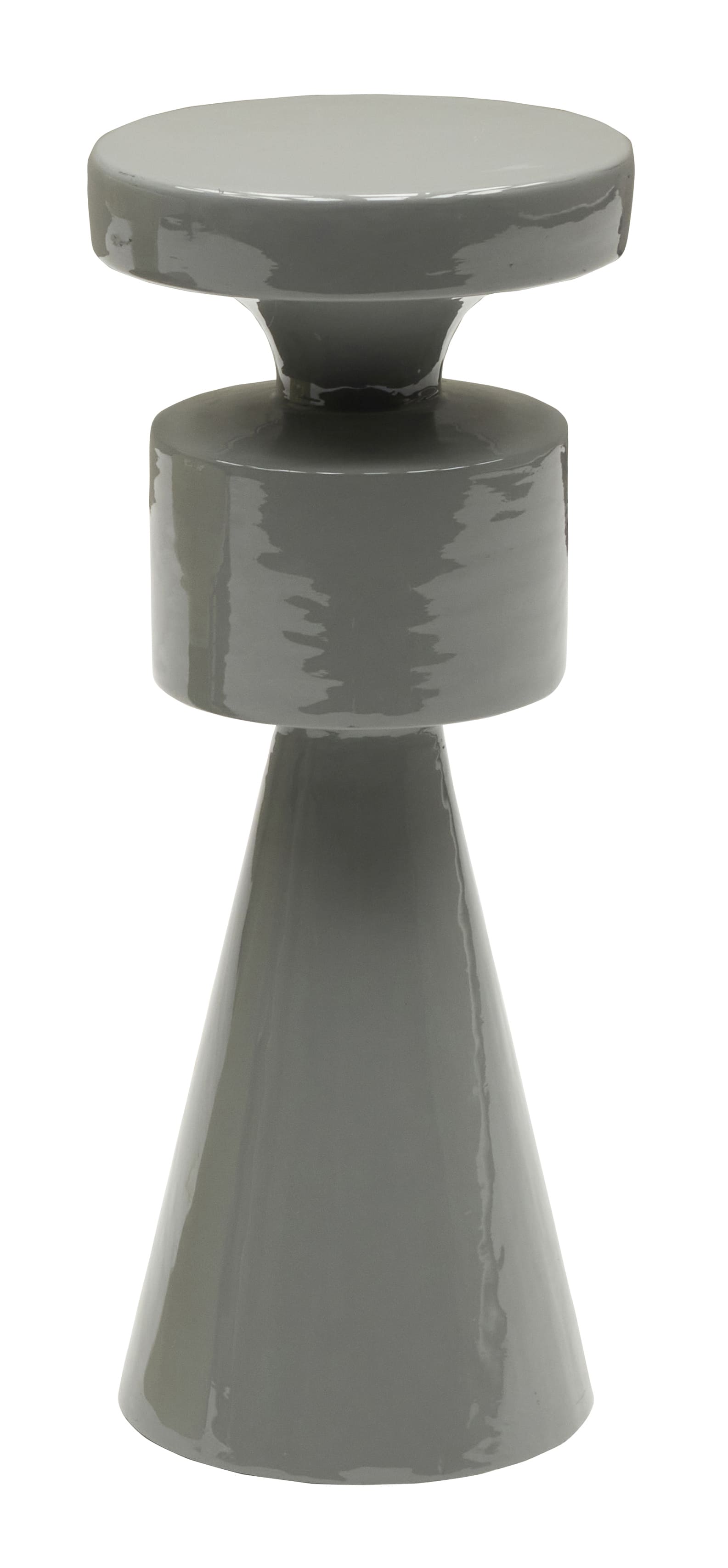 Dekotisch Eisen grau 30x30x75cm