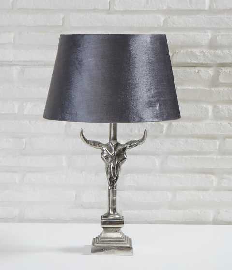 Lampenfuss Schädel Raw Nickel