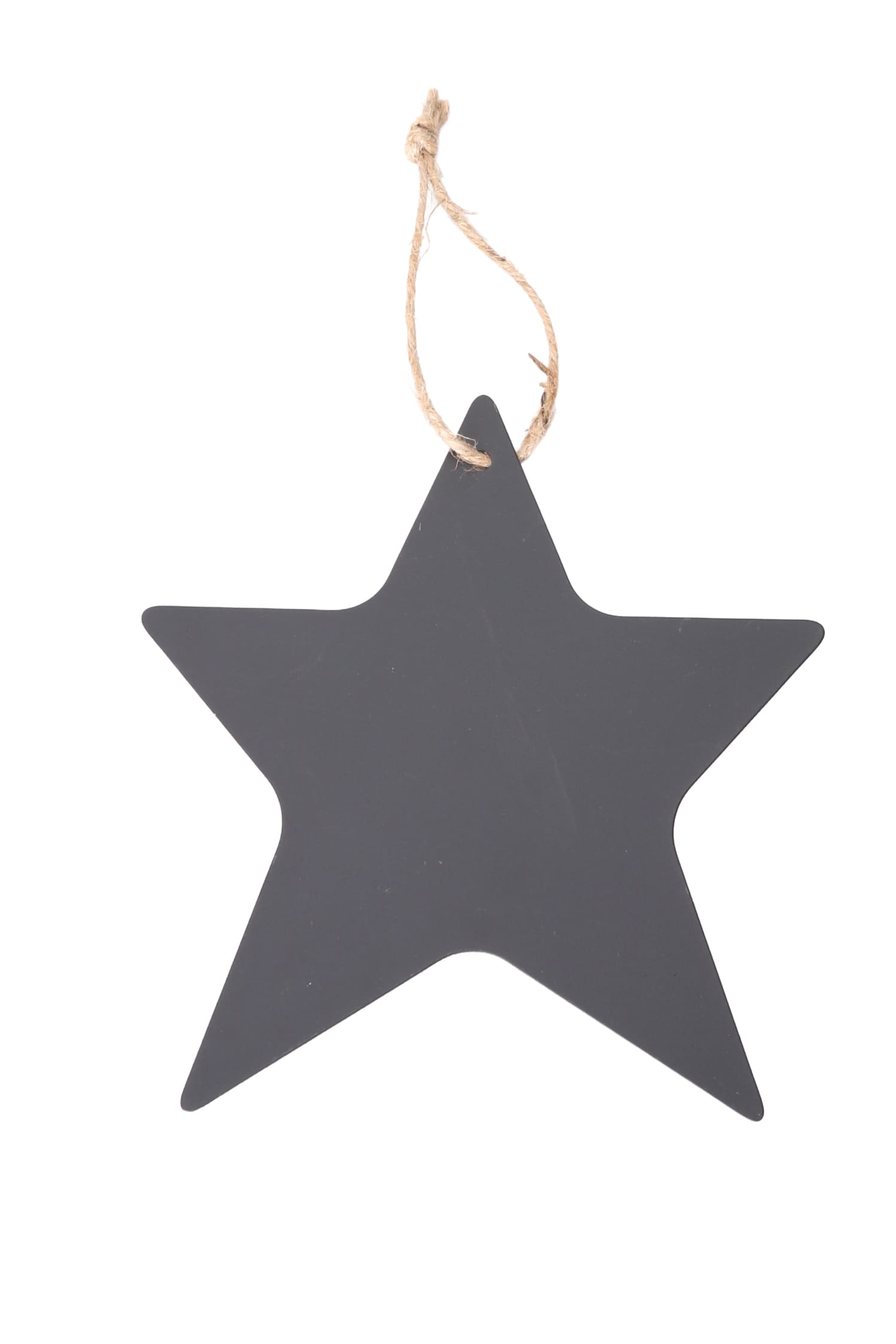 Anhänger sternform schwarz 19x1x20