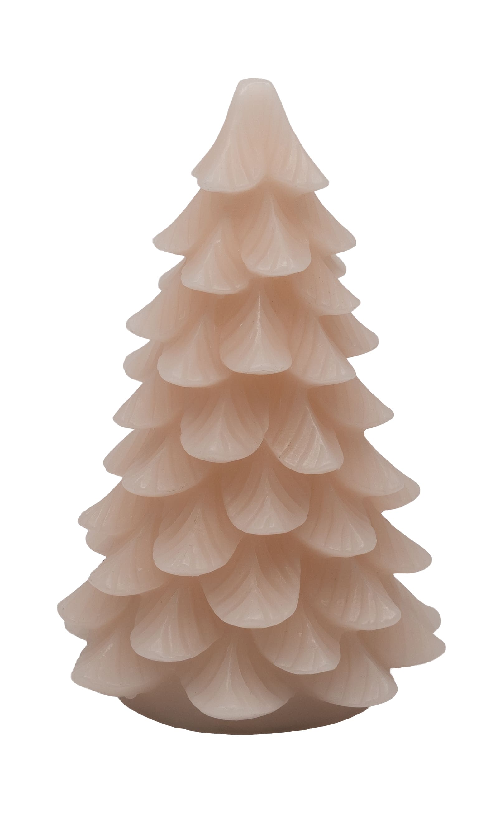 Tannenbaumkerze innenleuch pink 10,5x16