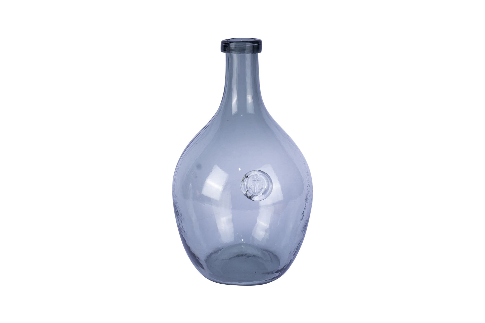 FLASCHENVASE GLAS GRAU B