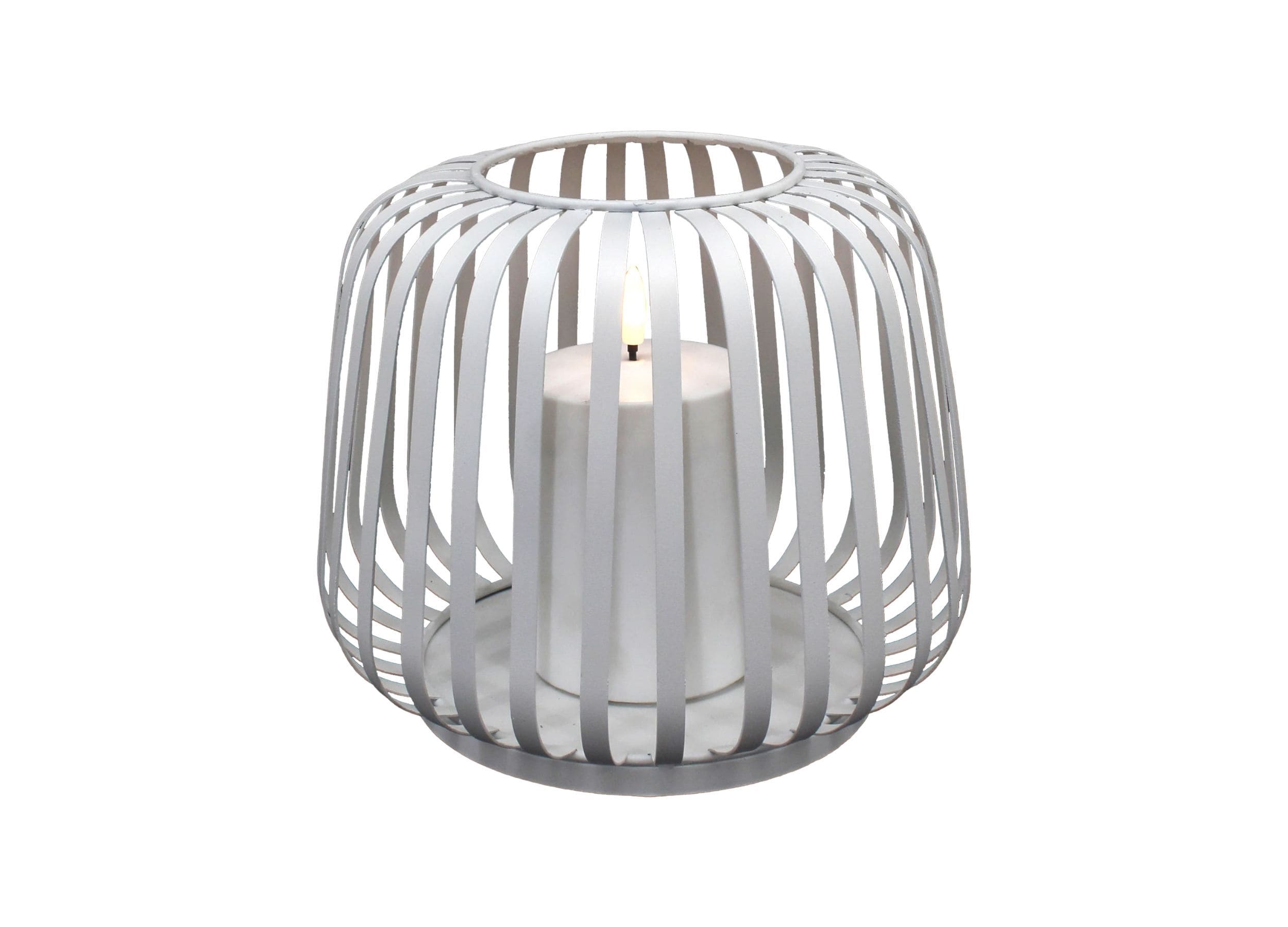 Solar Laterne Cottage white 21x21x17,5