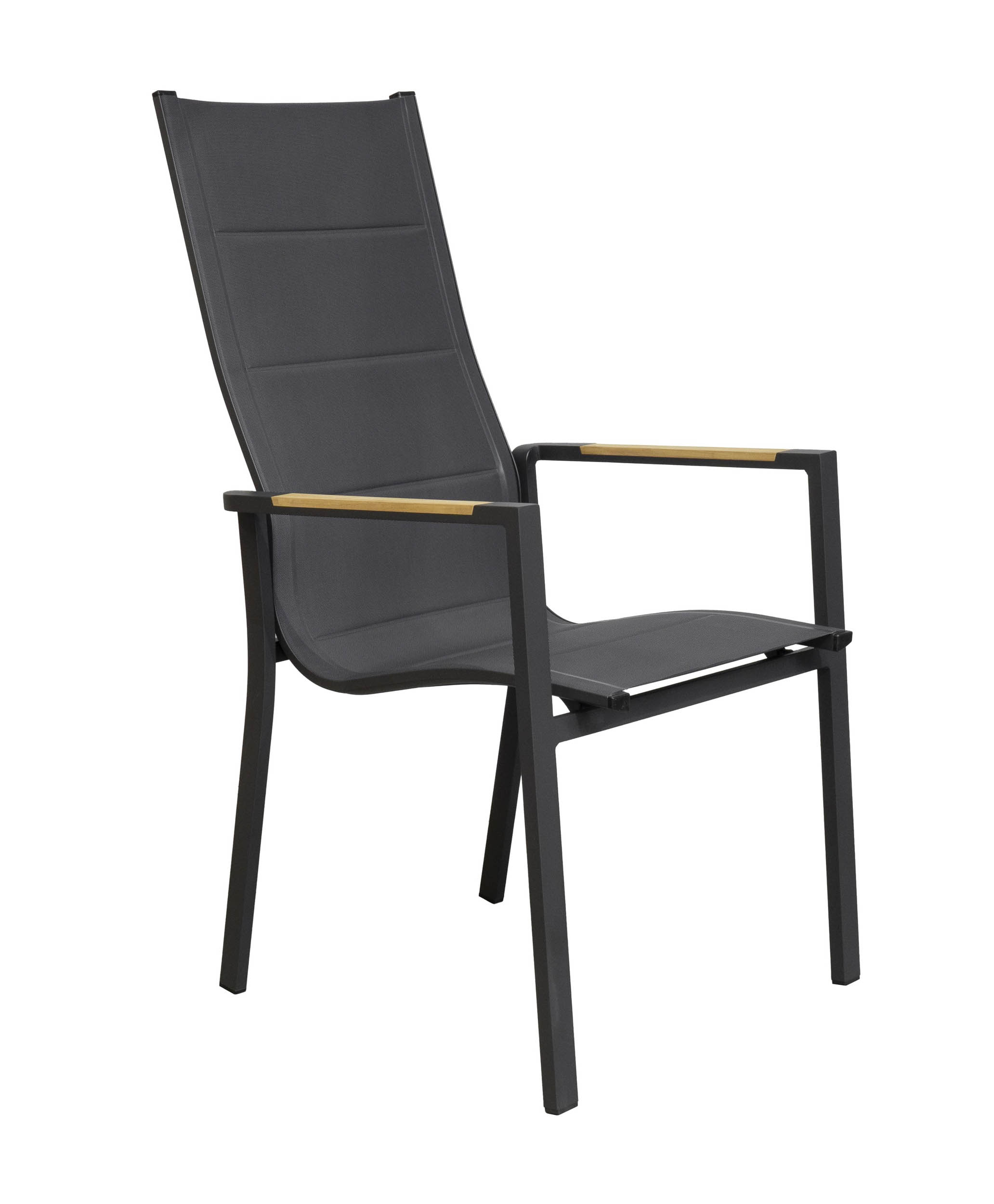 Hochlehner "Unicamo" mit Teak anthrazit