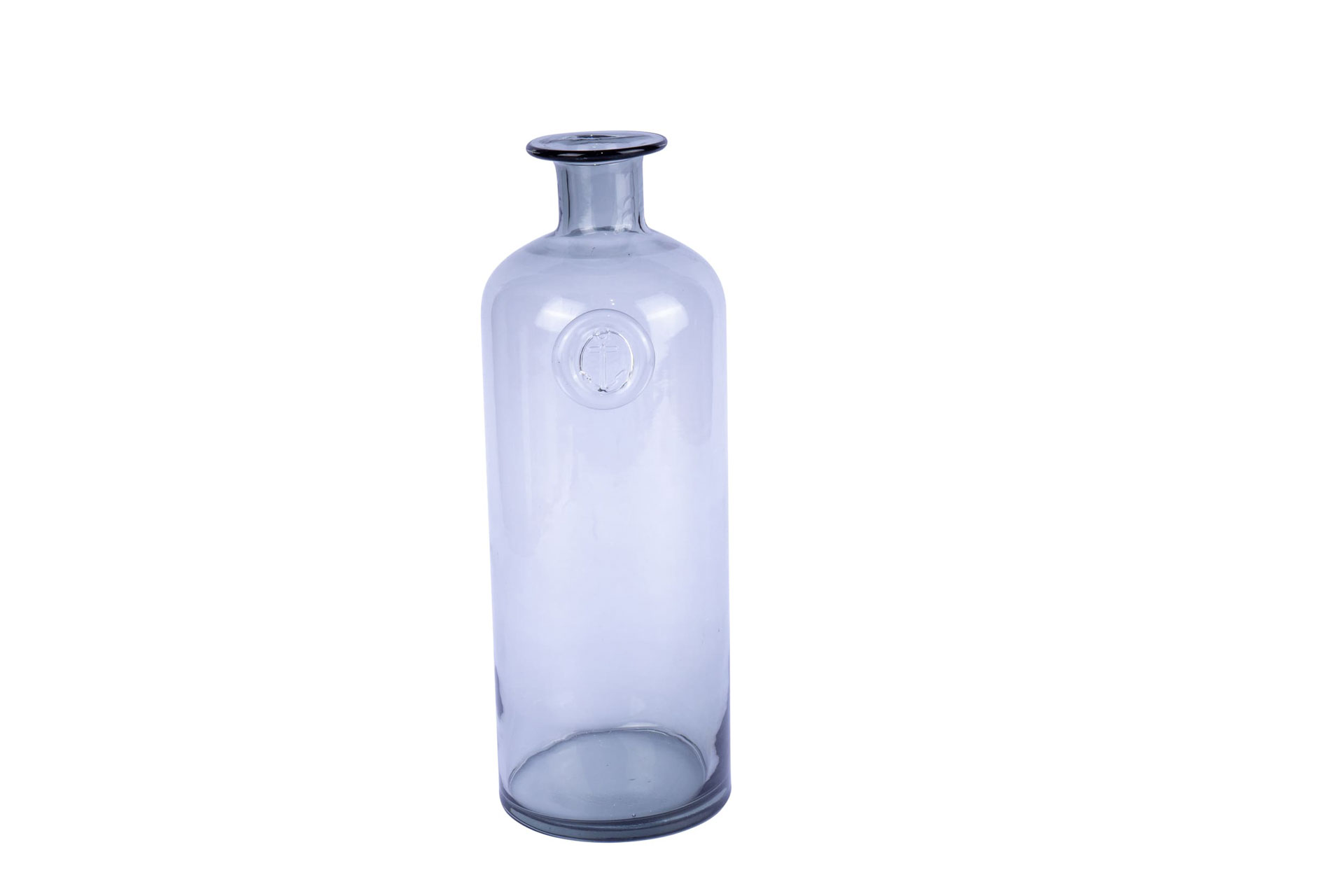 FLASCHENVASE GLAS GRAU G