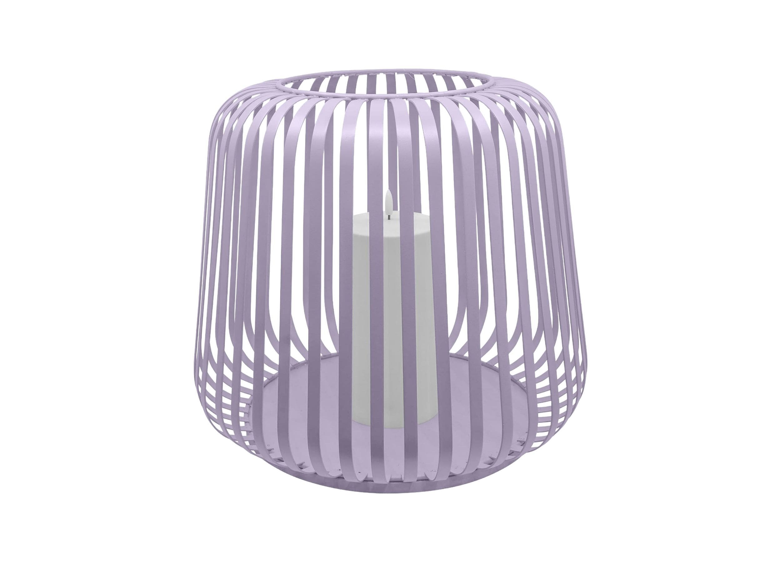 Solar Laterne Cottage purple 40x40x35