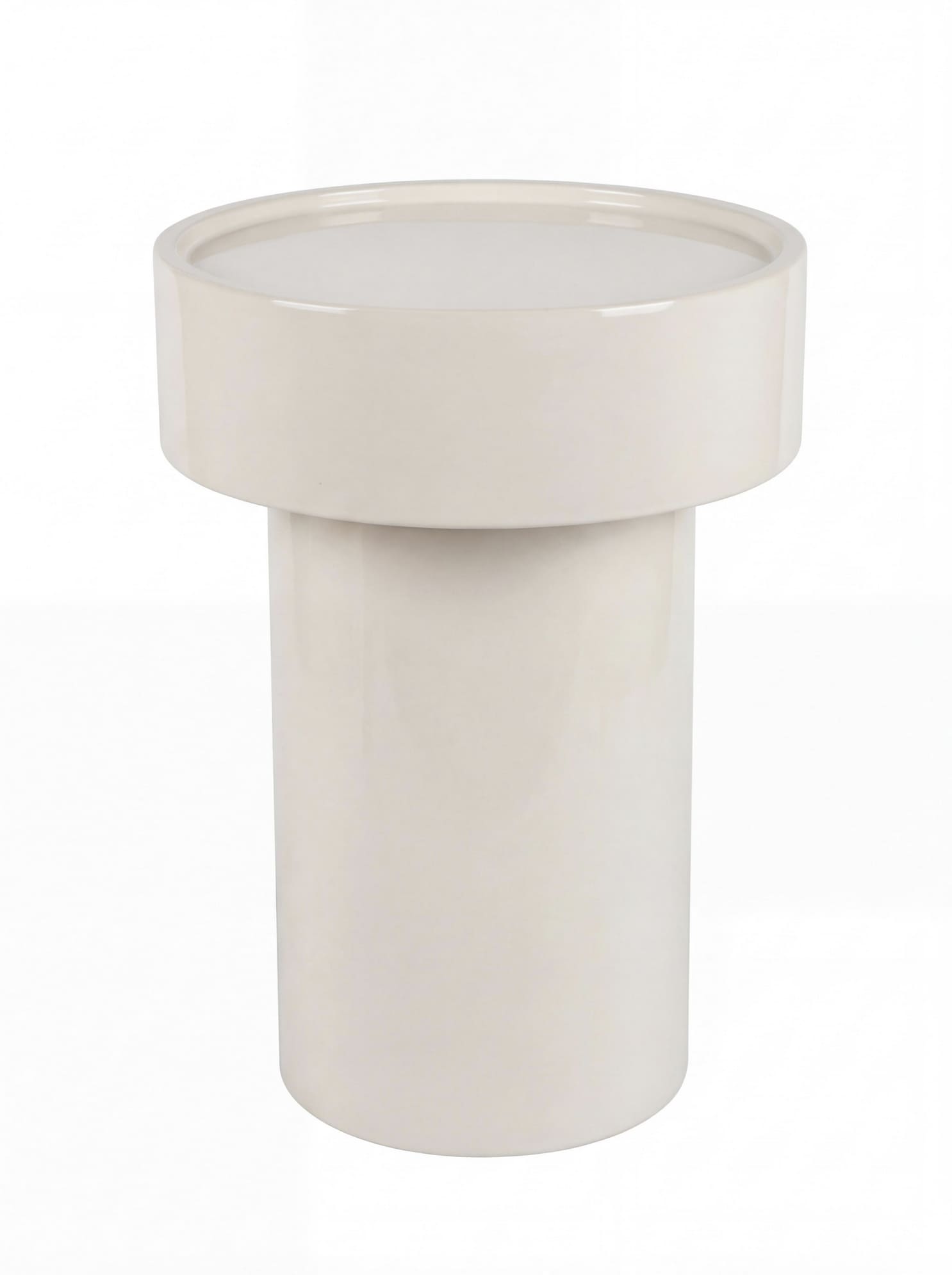 Beistelltisch Eisen weiß 40x40x56cm