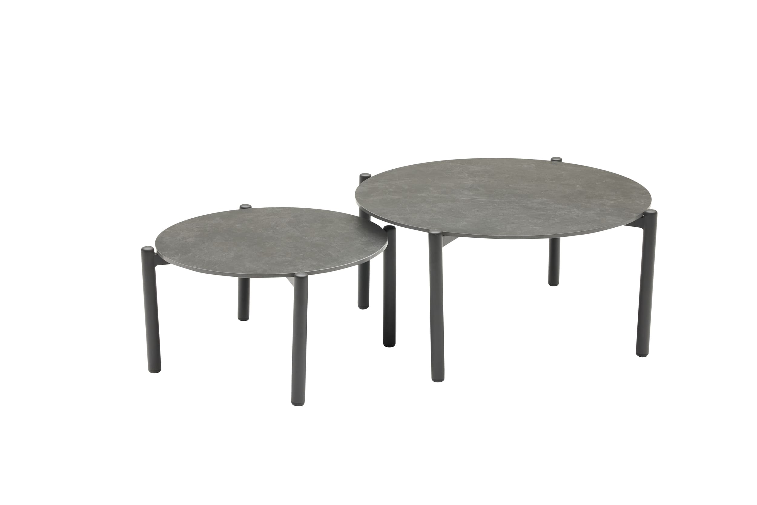 Couchtisch 2er-Set "Terrano" anthrazit