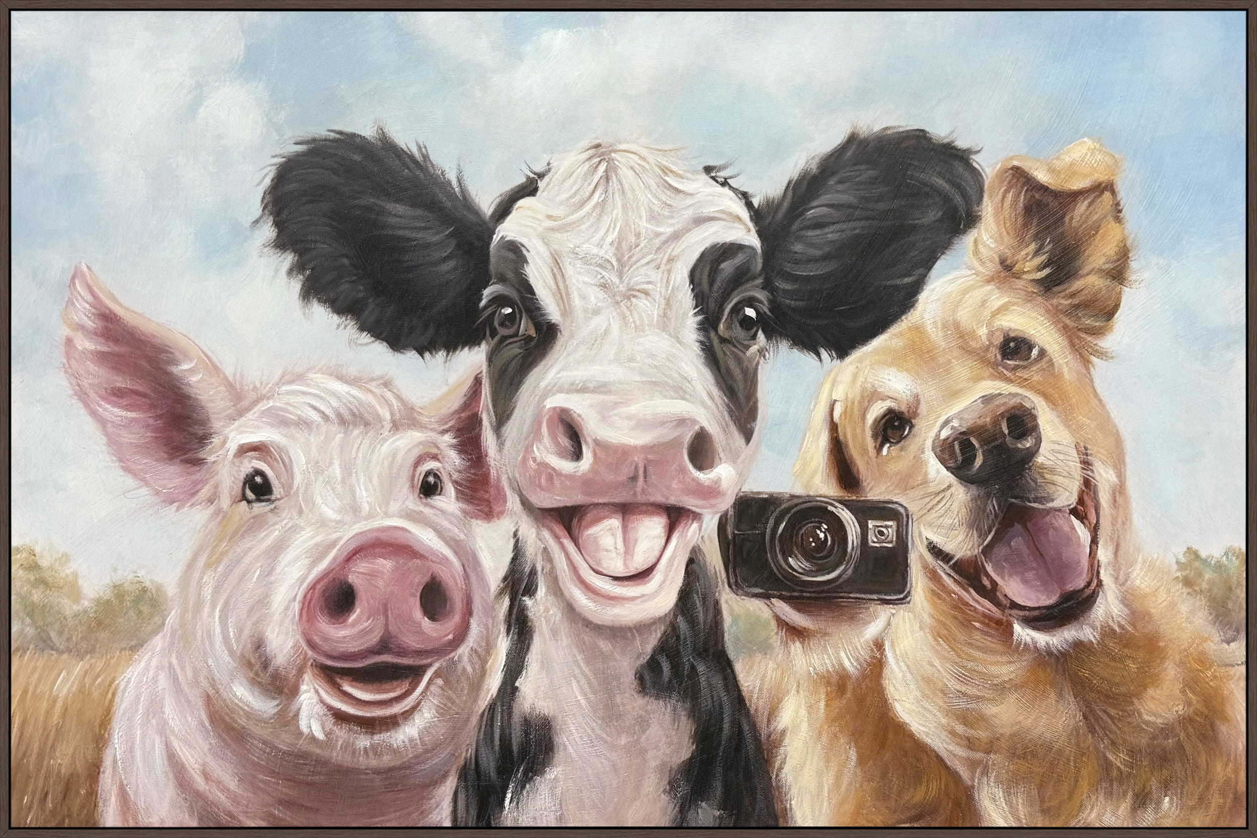 Wandbild Frame Acryl farm friends 90x60cm