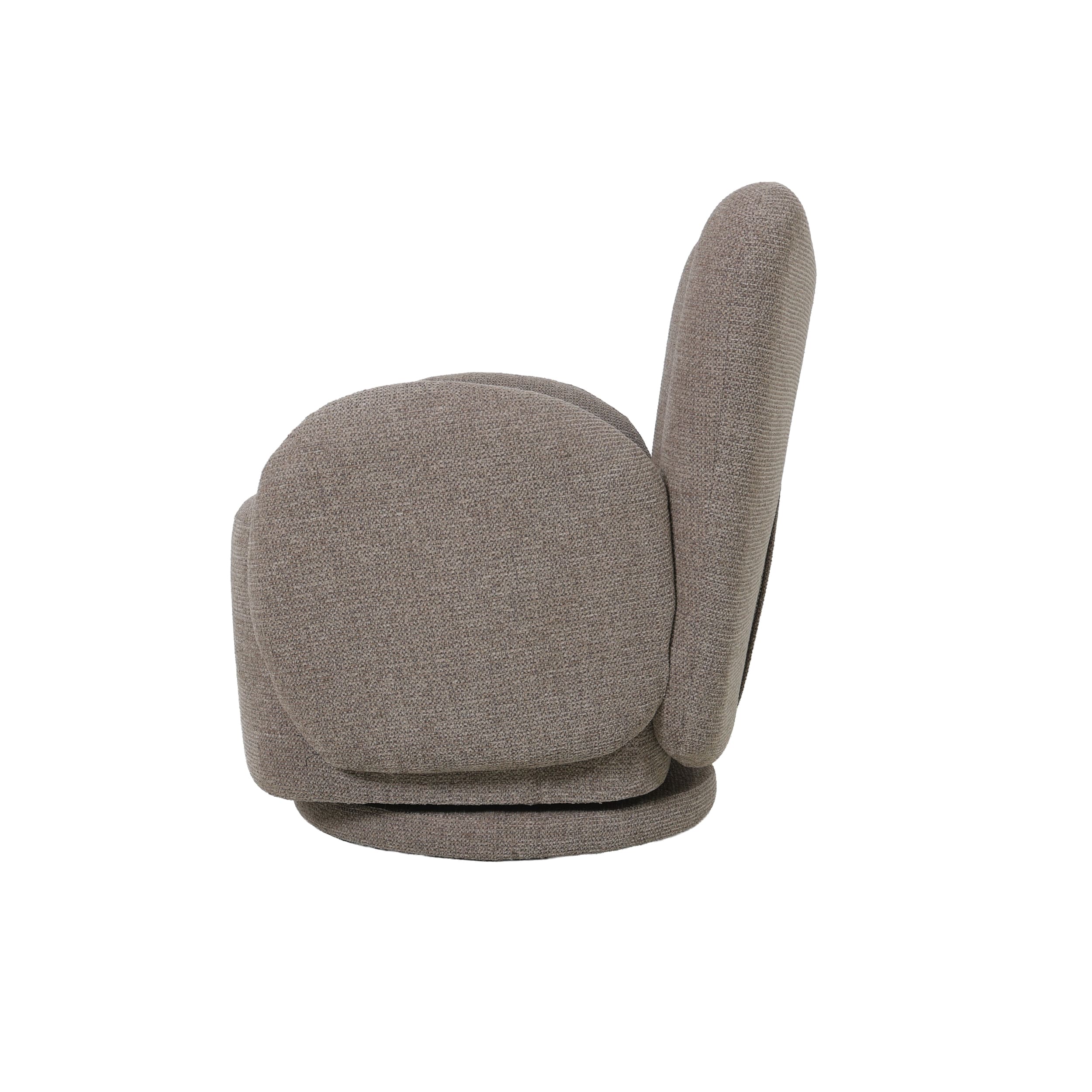 Drehsessel Vegas Bezug Webstoff grau