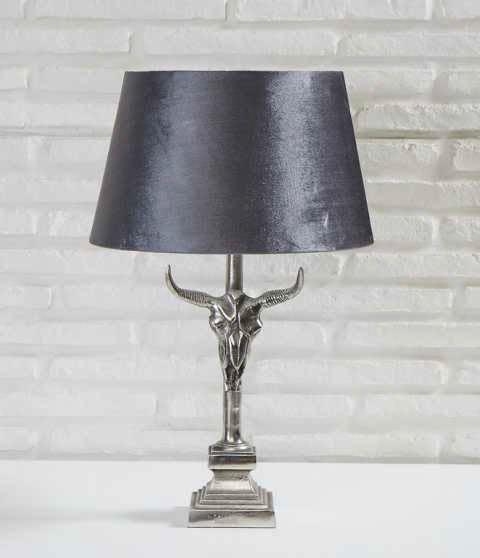 Lampenfuss Schädel Raw Nickel