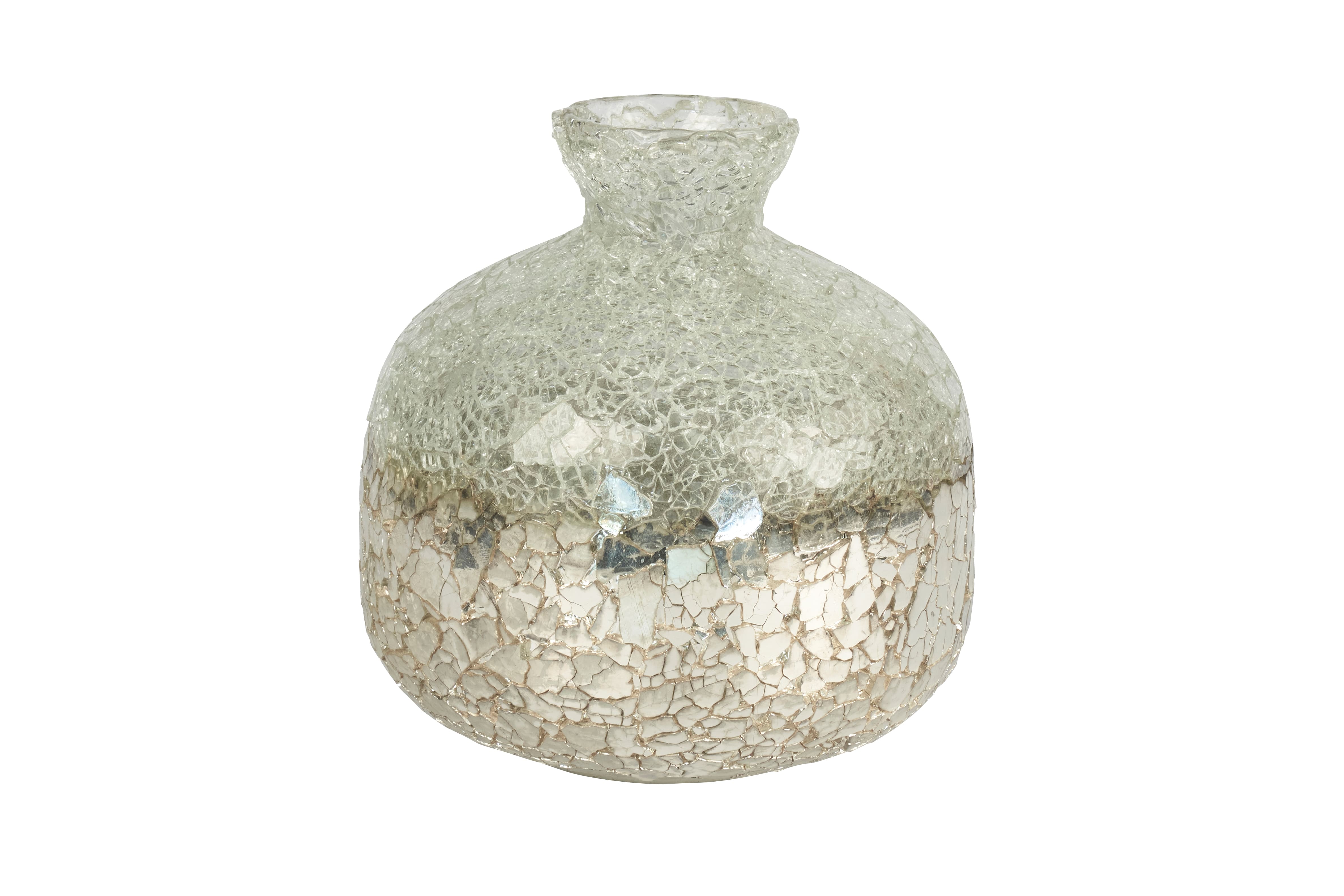 Vase Glas Crinkle 20x20x21cm