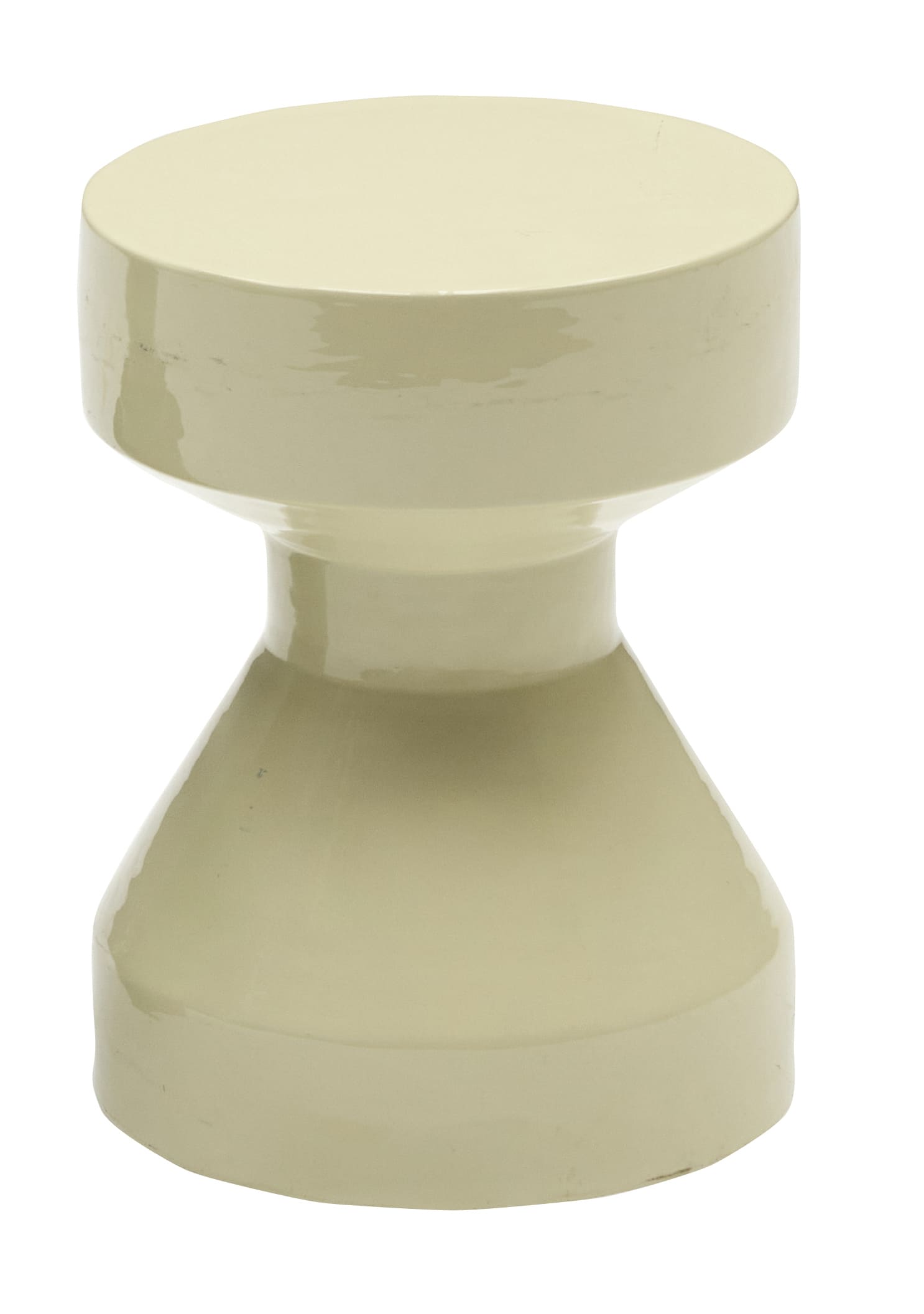 Hocker Eisen beige 30x30x40cm
