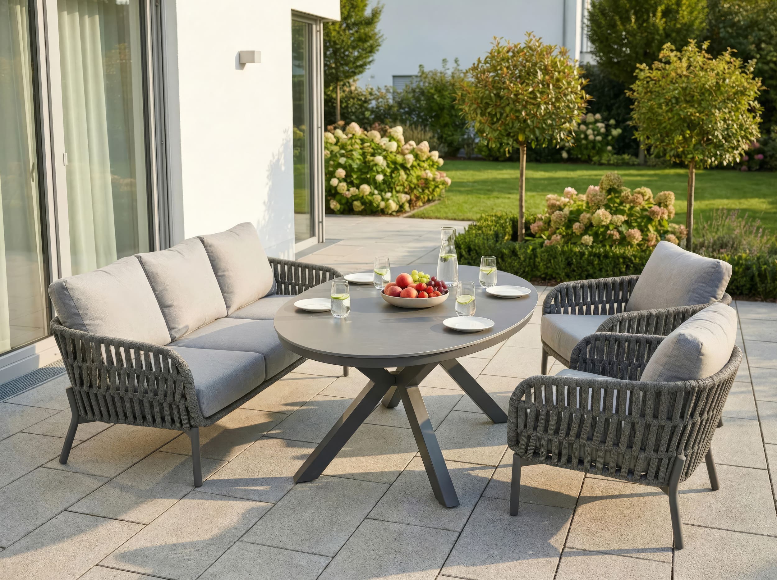 Esstisch "Terrano" 220cm sint stone BO