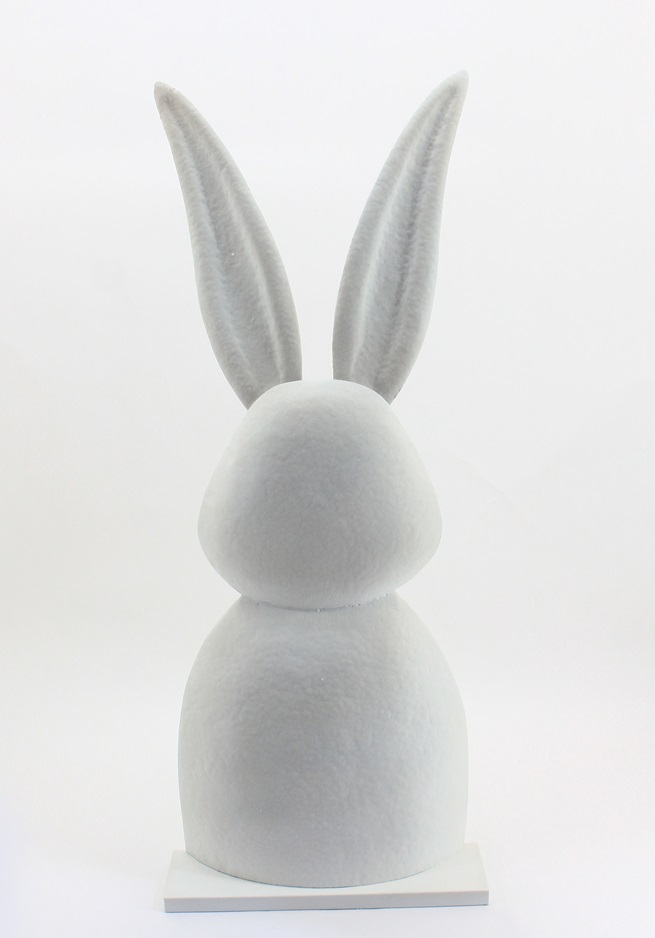 Dekohase Metall weiß 56x15x137cm