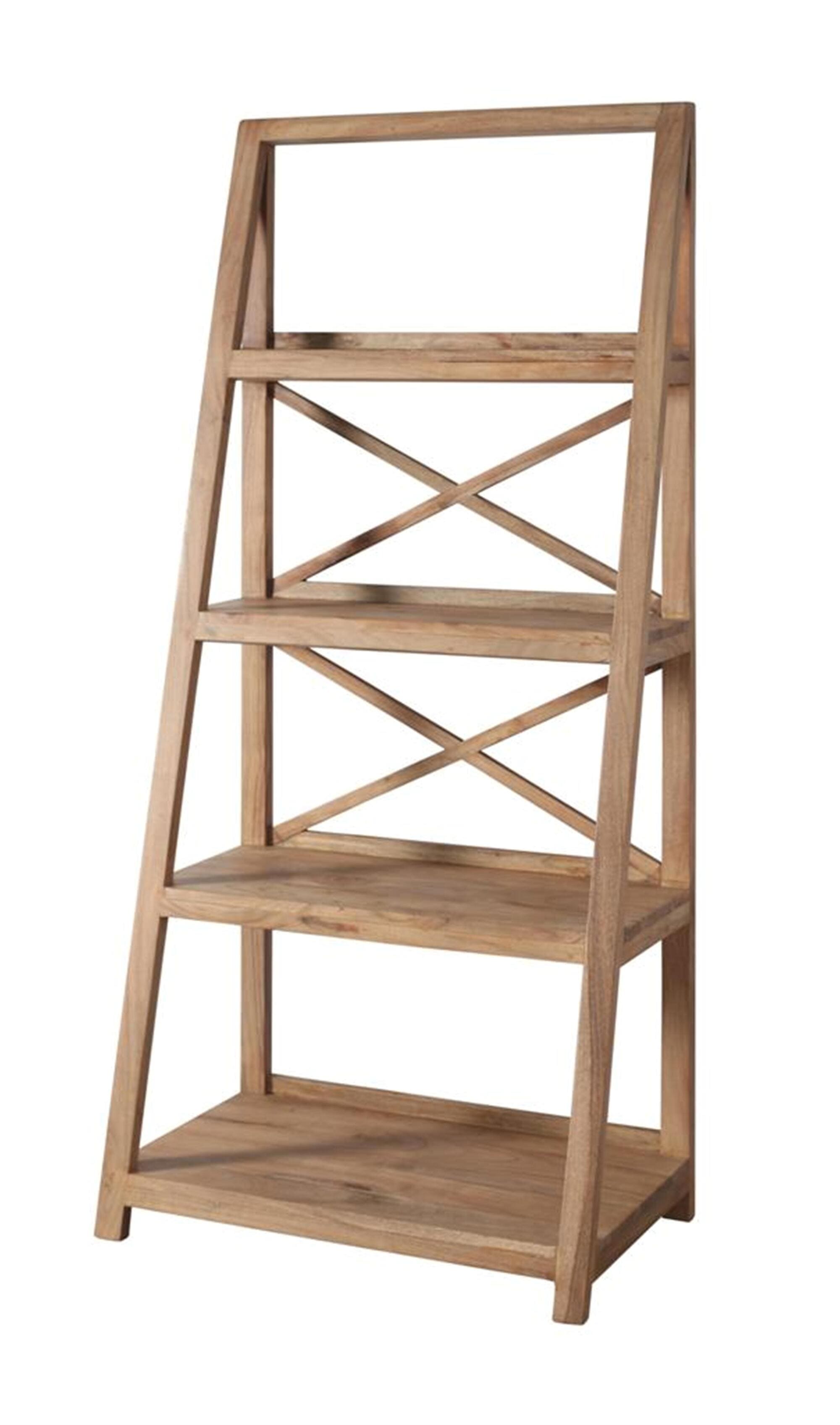 Leiterregal Stella stone 76x45x175cm