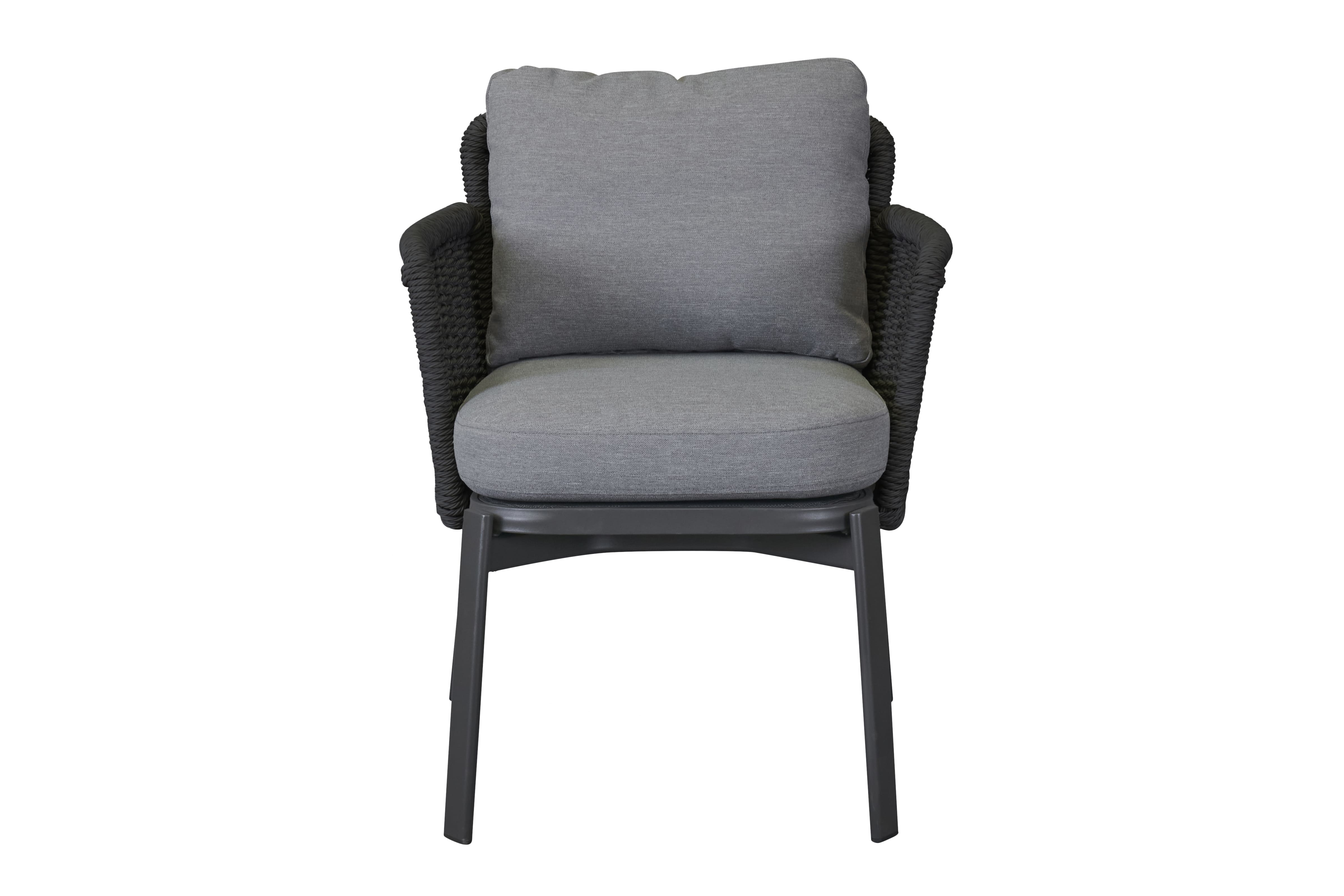 Armlehnstuhl "Catalina" anthrazit