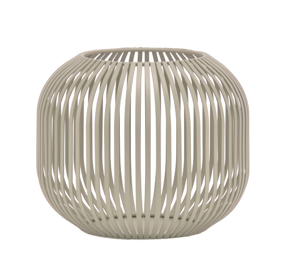 Metallaterne Lunaro sand D=21cm H=17,5cm