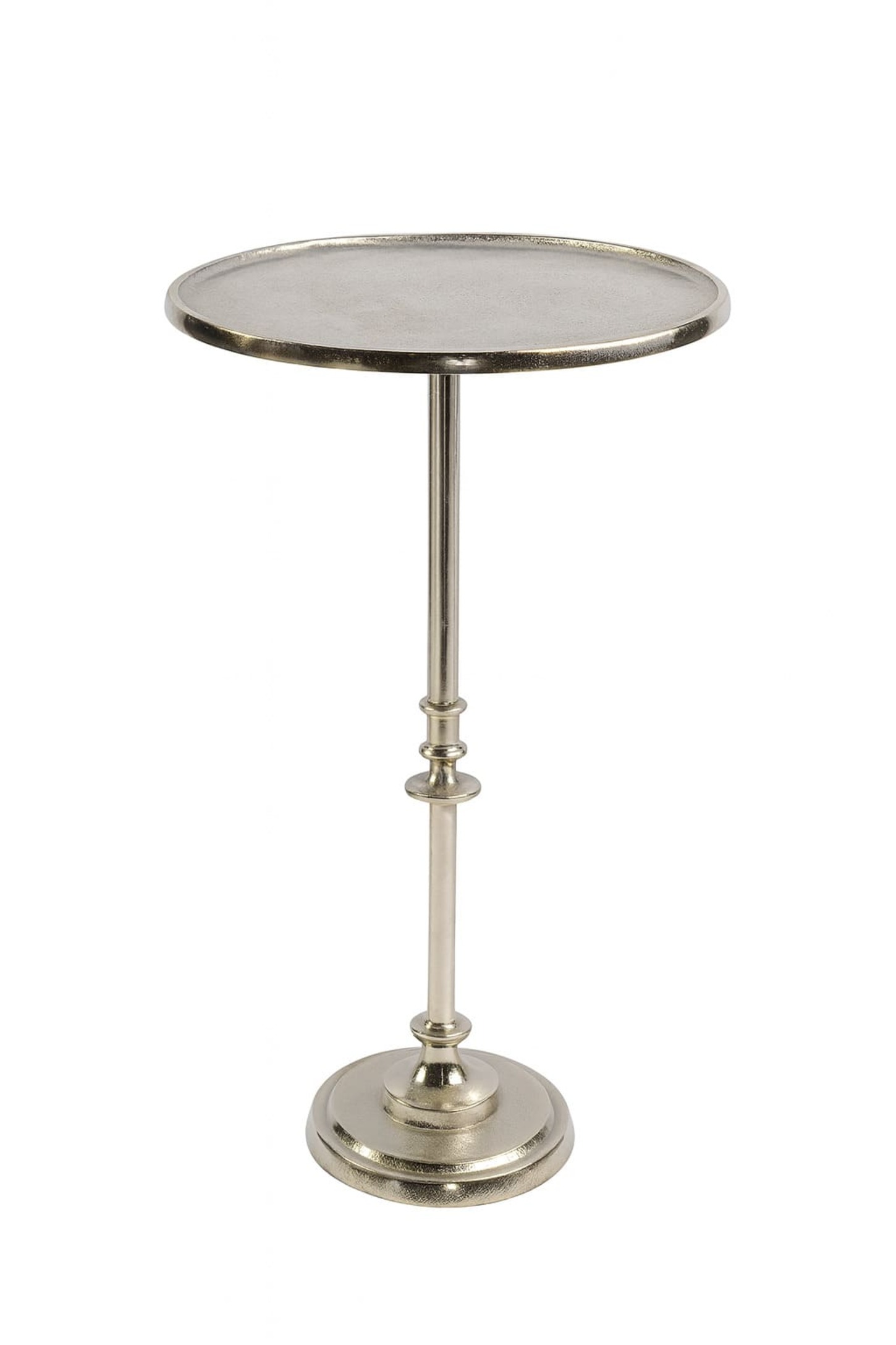 Beistelltisch Stab Alu Nickel gold 34x34