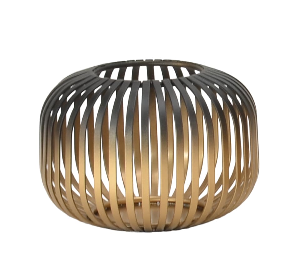 Laterne Lunaro
schwarz gold S 14x14x10cm