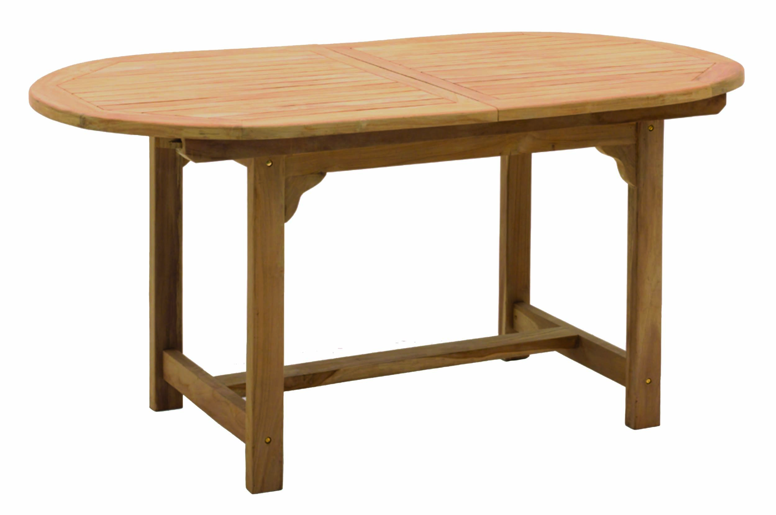 Tisch Riva Teak oval ausziehbar