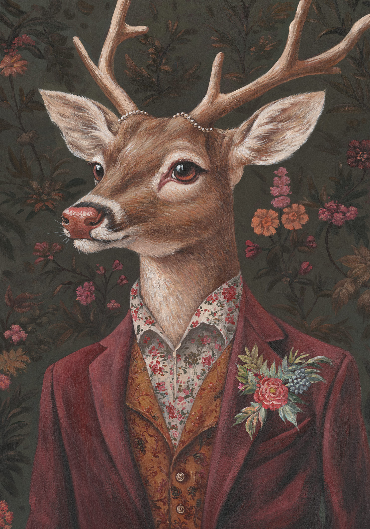 Ölbild  Reh 70x100cm