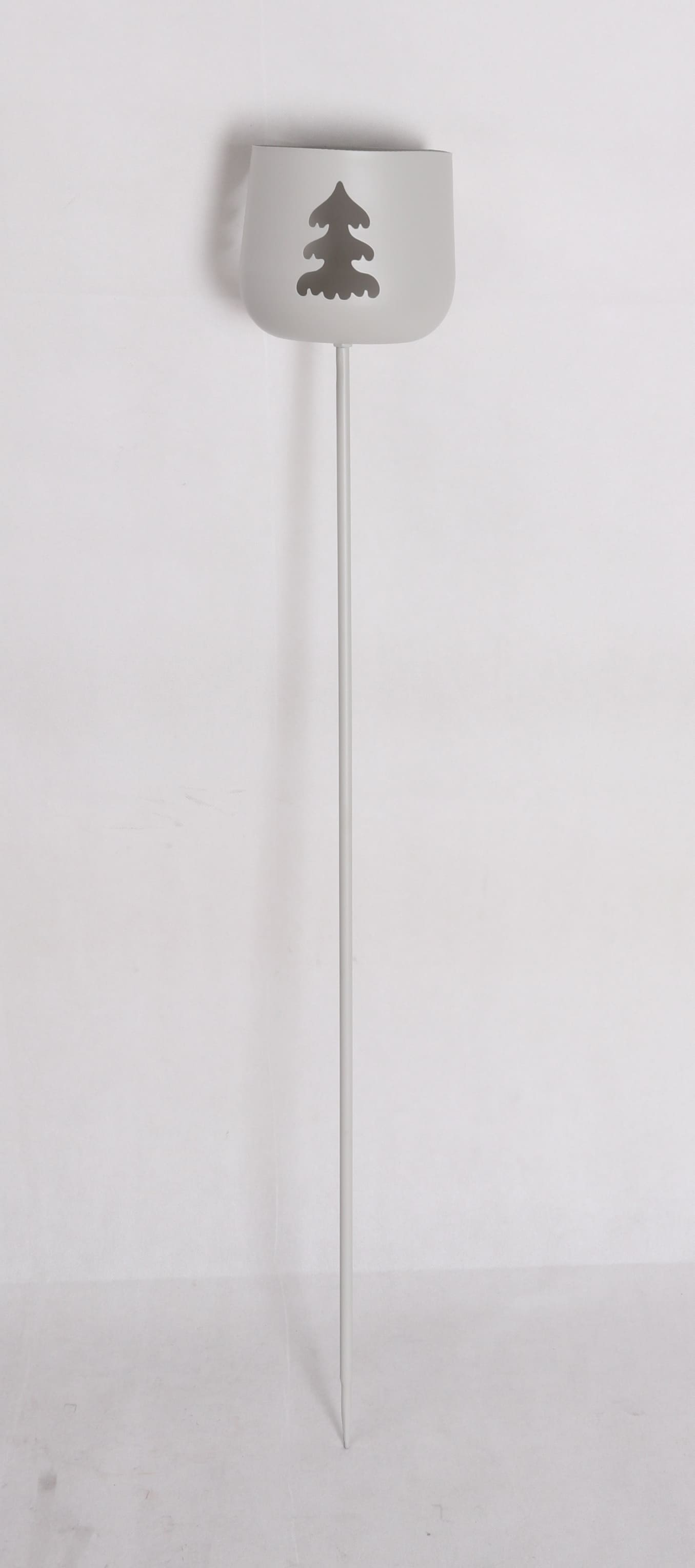 Gartenstecker Wind Tanne weiß 16x16x104