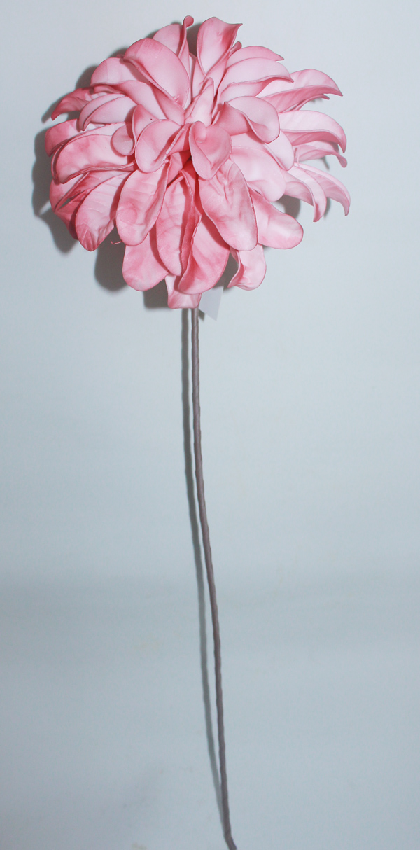 Kunstblume Blüte pink L=110cm