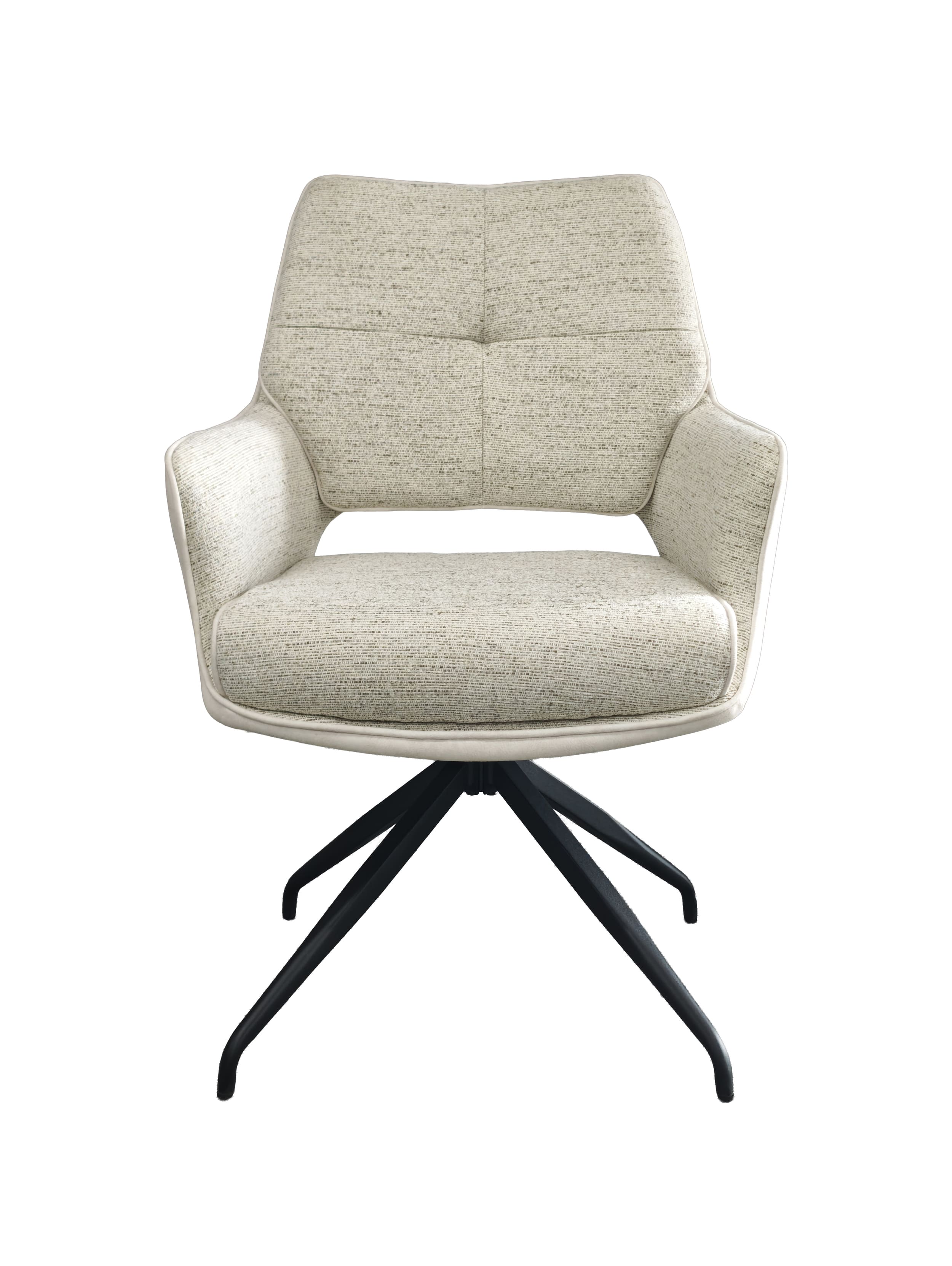 Drehstuhl Dallas Webstoff beige creme