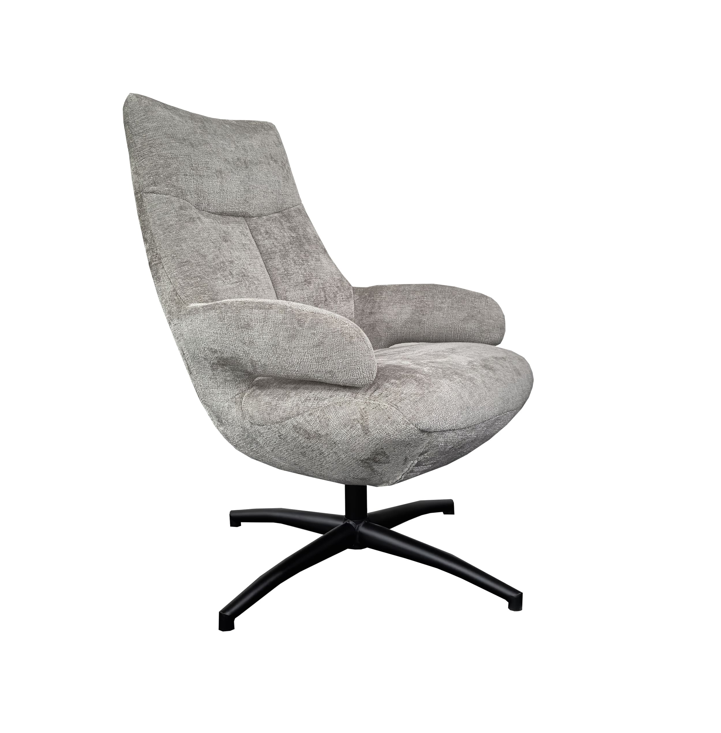 Sessel Wyatt Bezug Webstoff beige