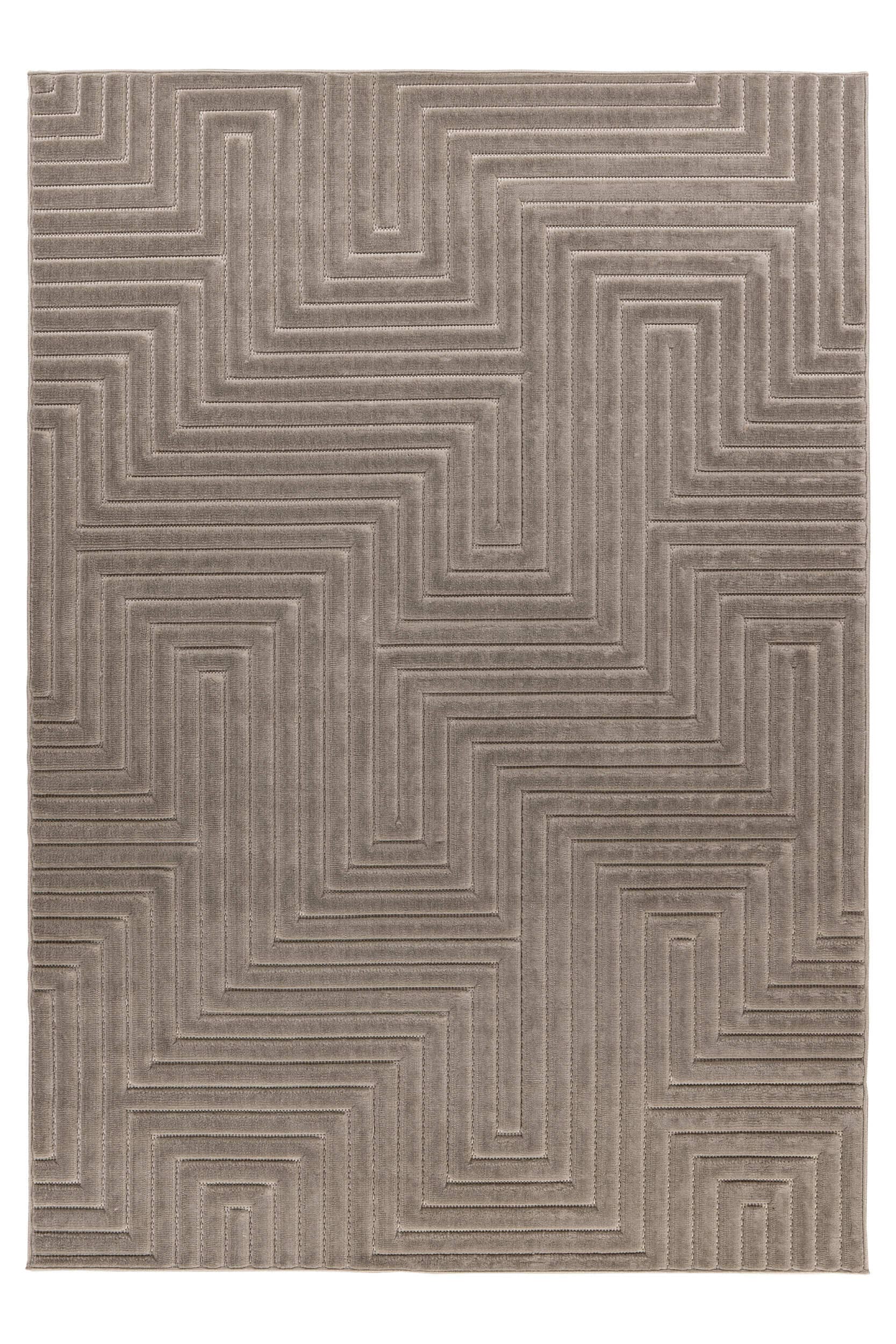 Teppich Viva silver Liniendesign 120x170