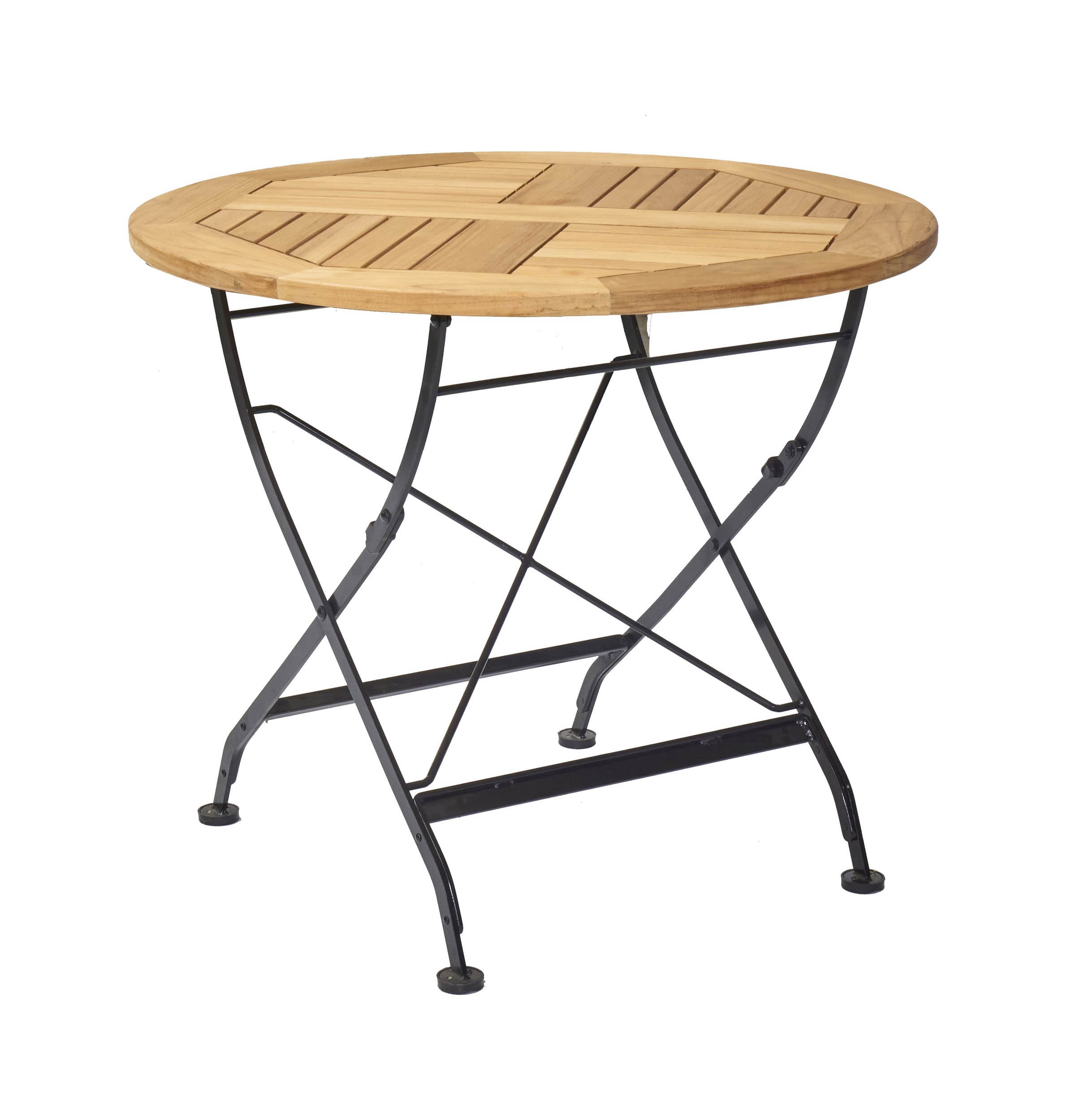B. Tisch "Wimbledon" rund klappbar teak