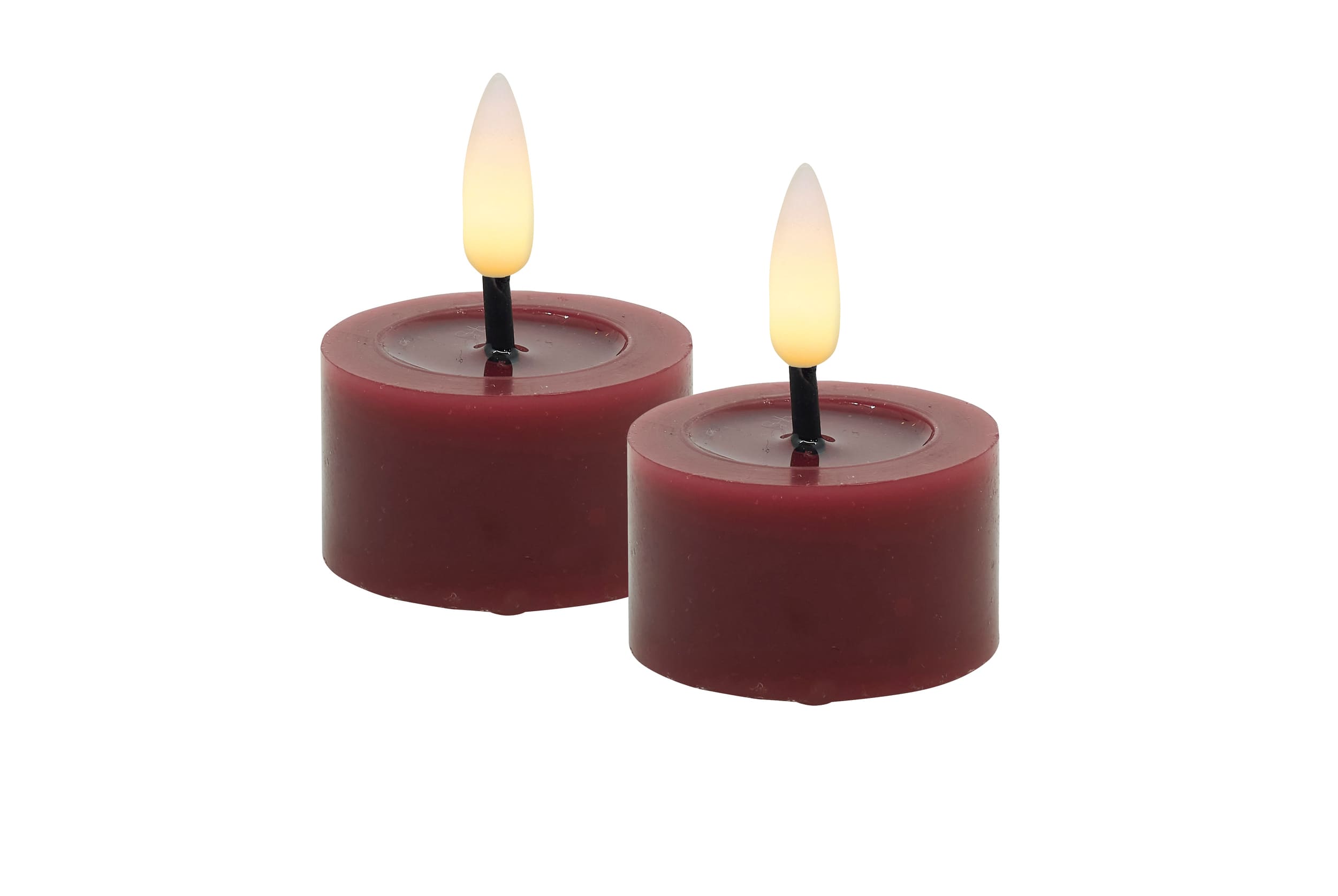 LED Teelicht Set berry smooth 4,5x2,5
