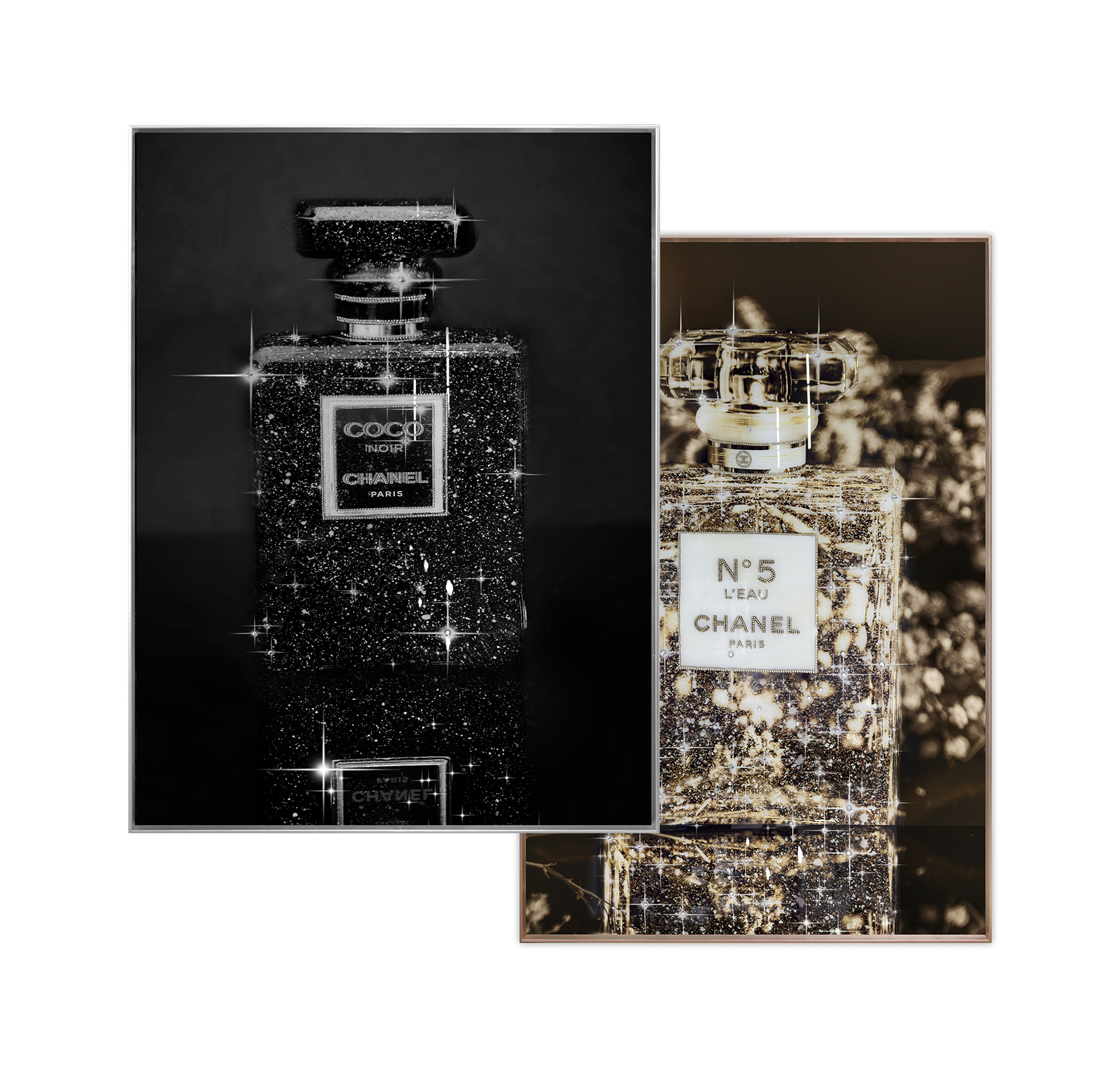Wandbild Frame 2-fach Parfume No.5 and Coco 20x30cm