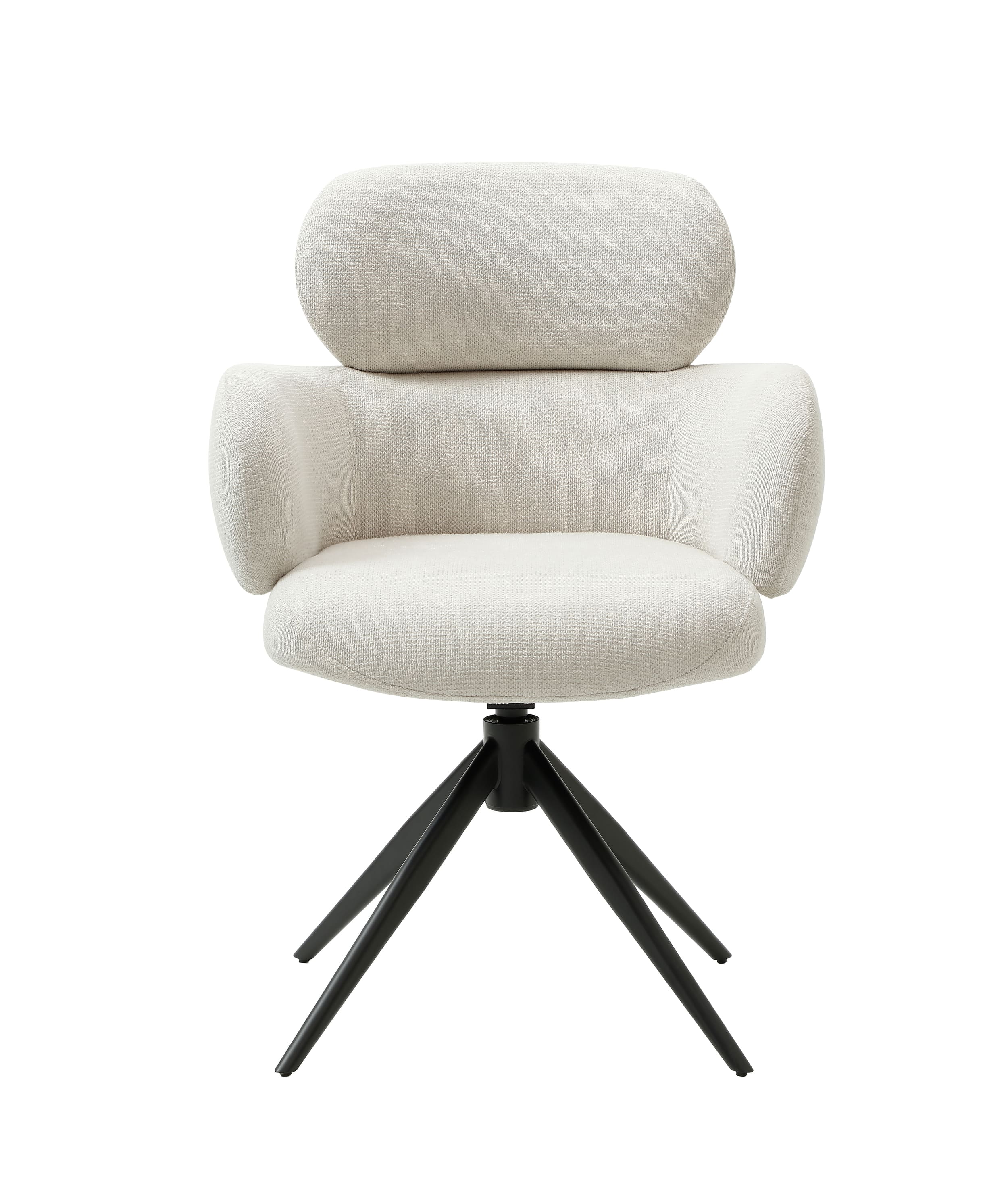 Drehstuhl Soma Webstoff creme 62x65x88cm