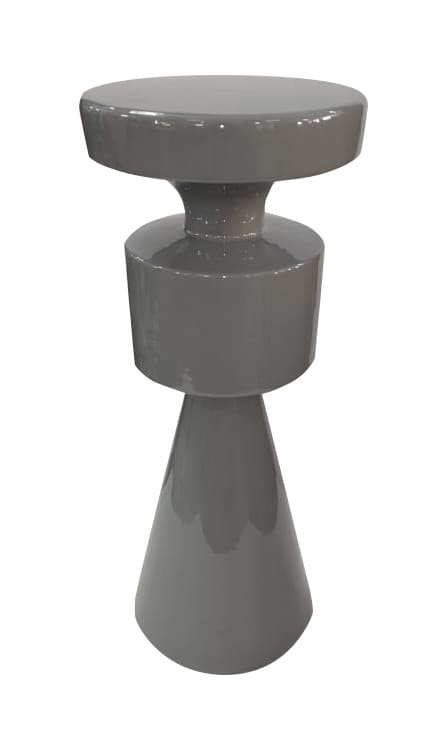 Dekotisch Eisen grau 30x30x75cm