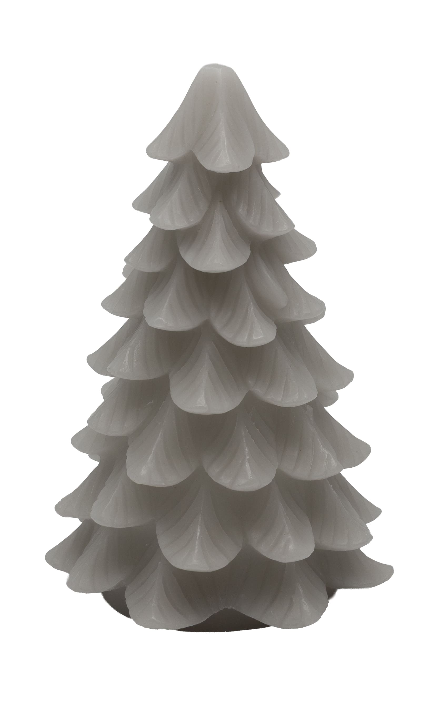 Tannenbaumkerze innenleuch grey 10,5x16