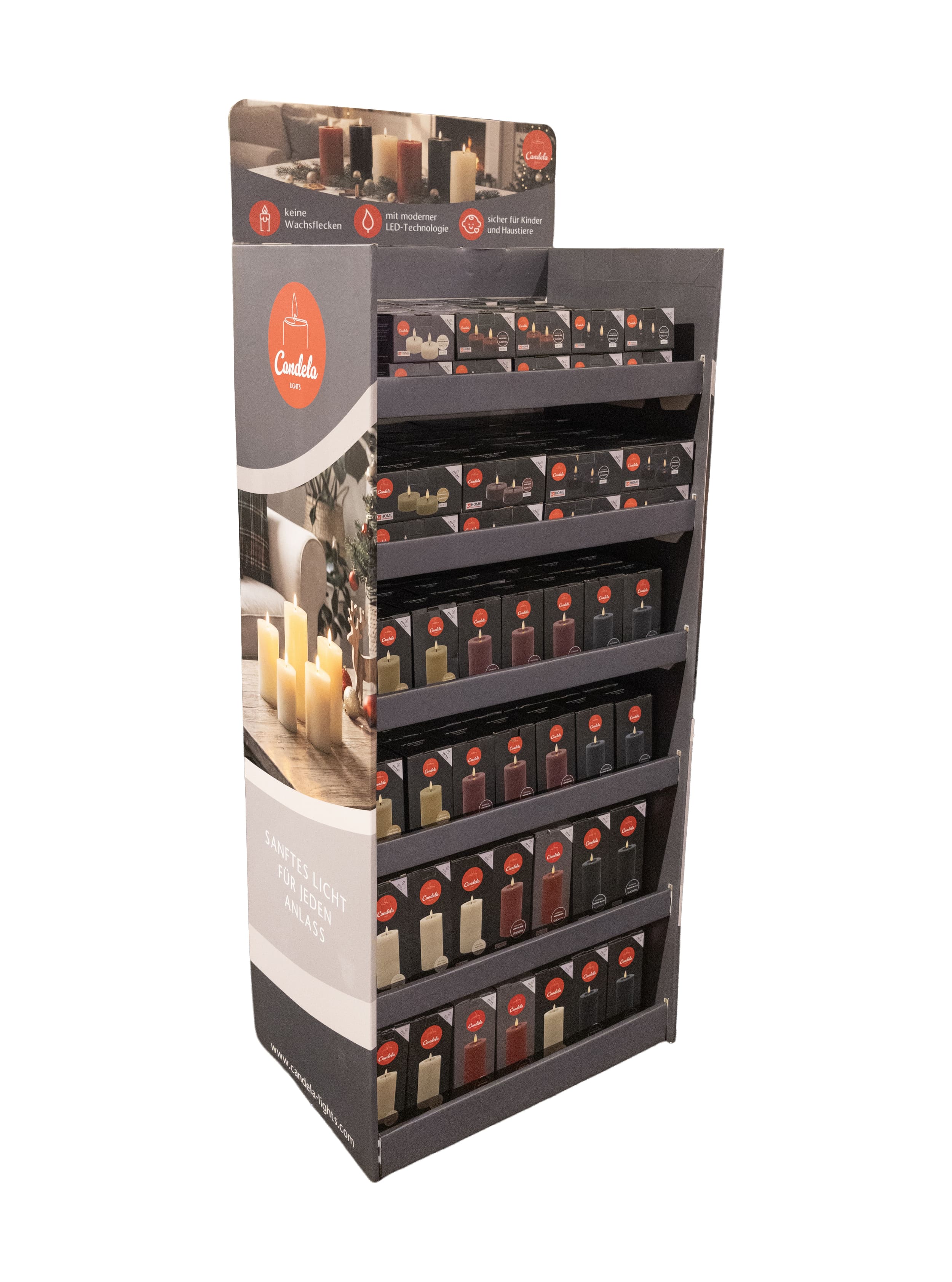 POS  Candela Wintersortiment 6 Ebenen
