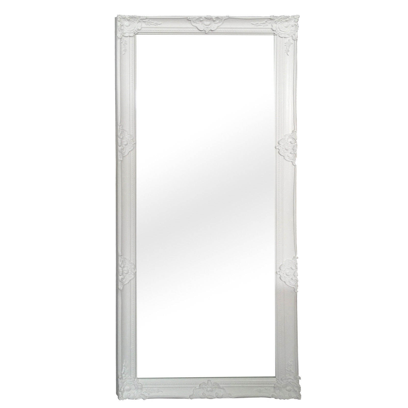 Wandspiegel Holz weiss ca.80 x 180 cm