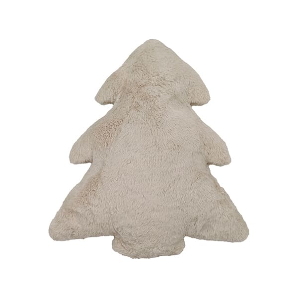 Dekokissen Tannenbaum weiß 43x48