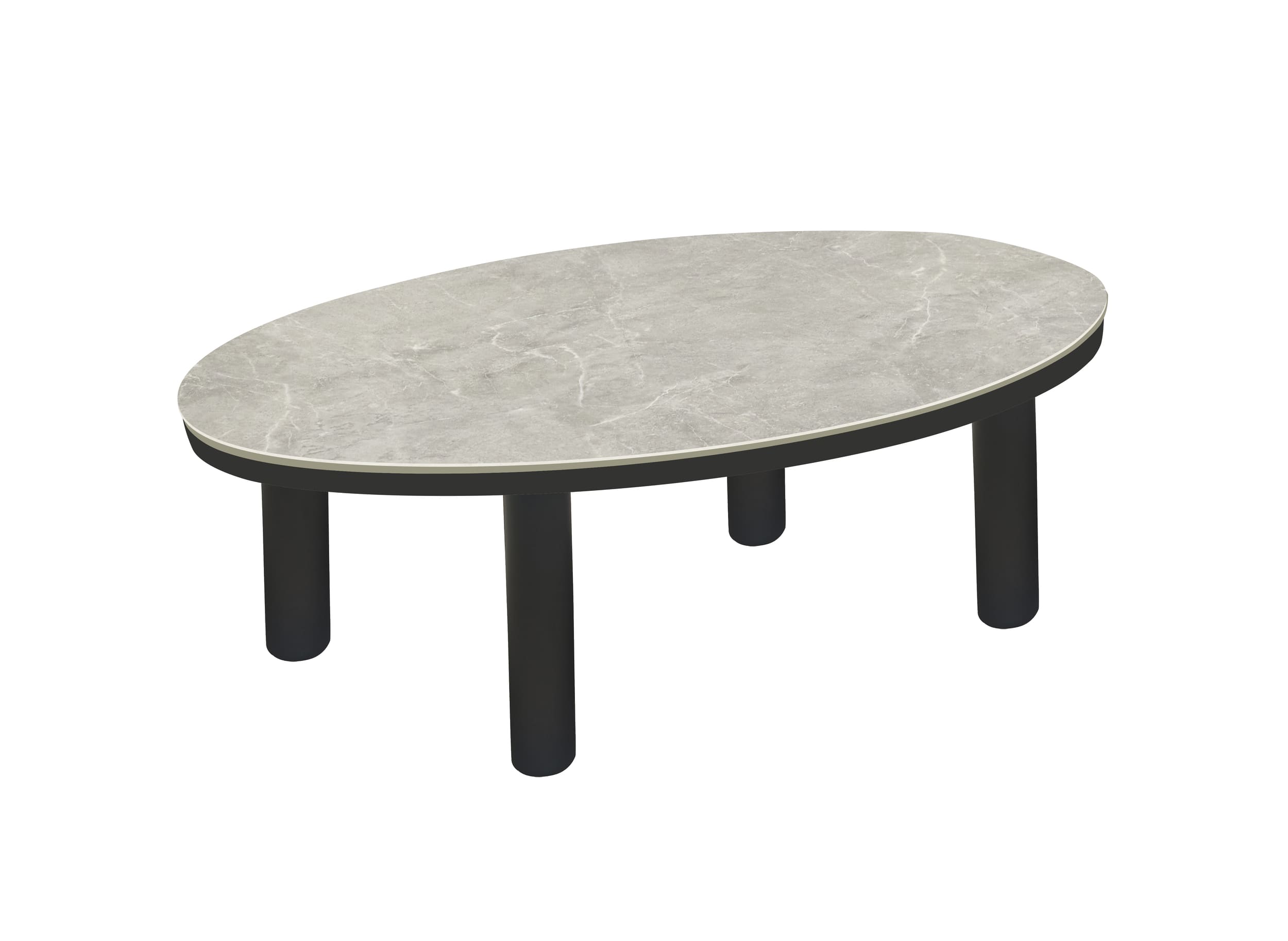 Couchtisch  "Puerto" 110 oval sint stone