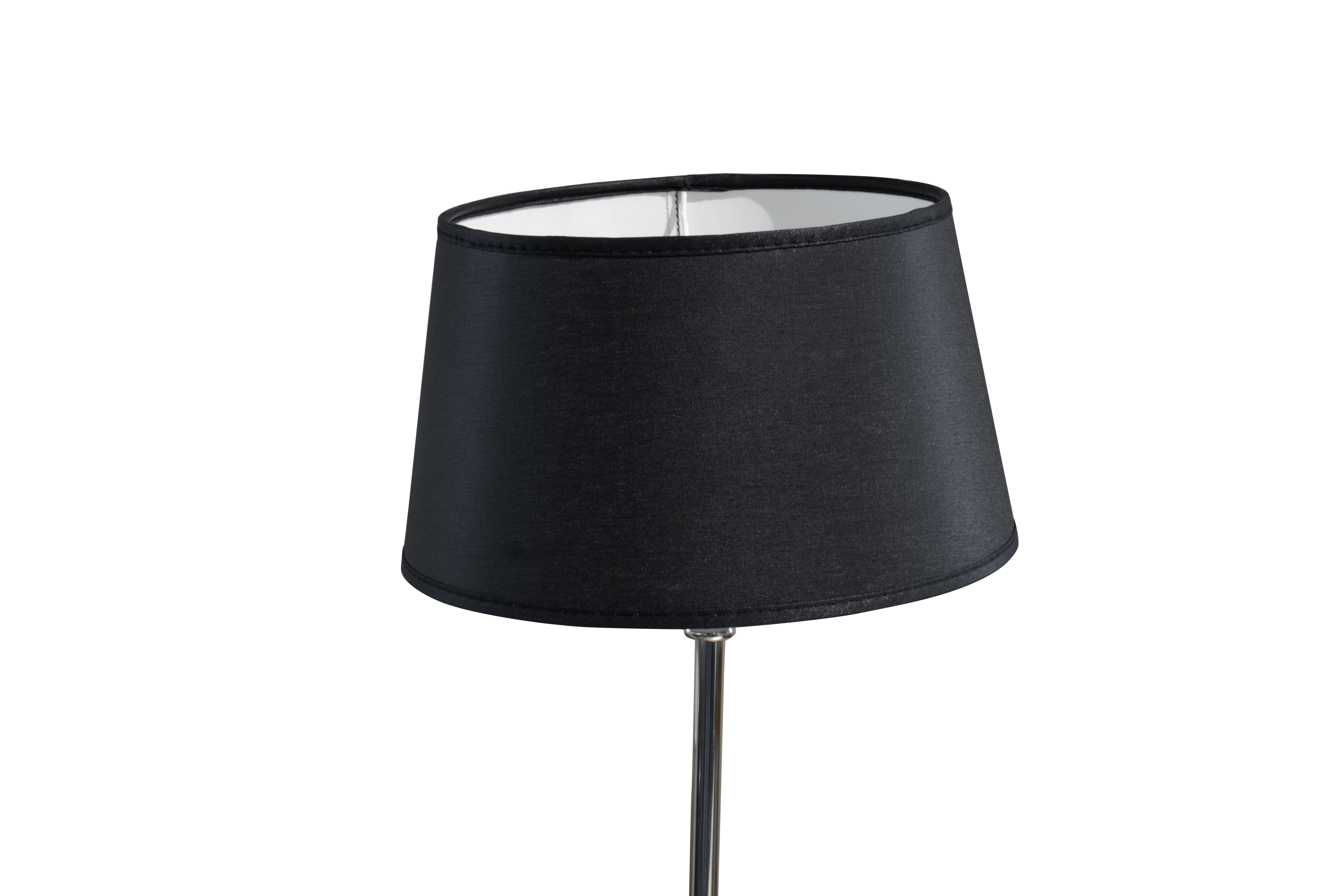 Lampenschirm rund Chintz schwarz D=25cm
