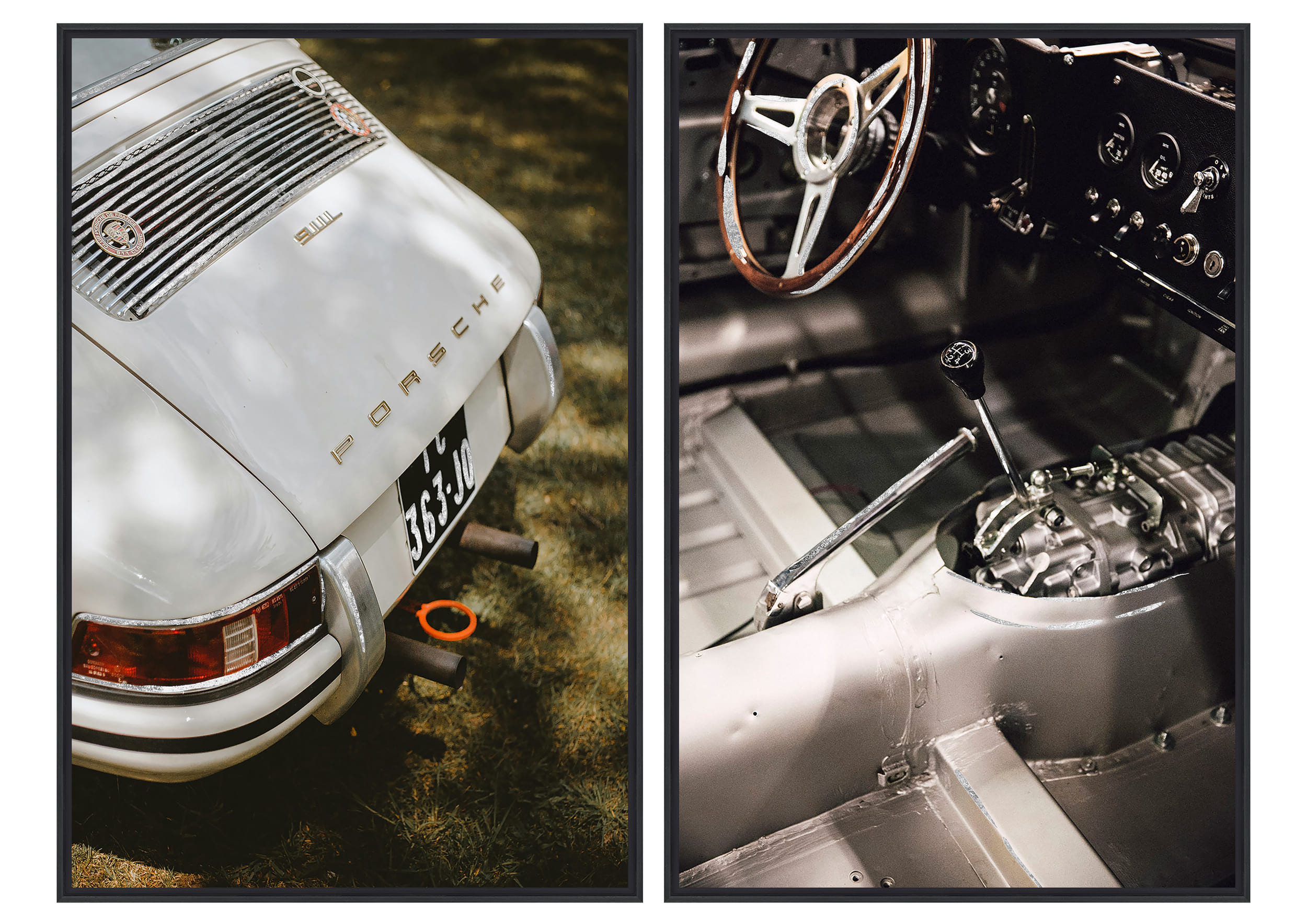 Wandbild Frame Set of 2 Cars 40x60cm